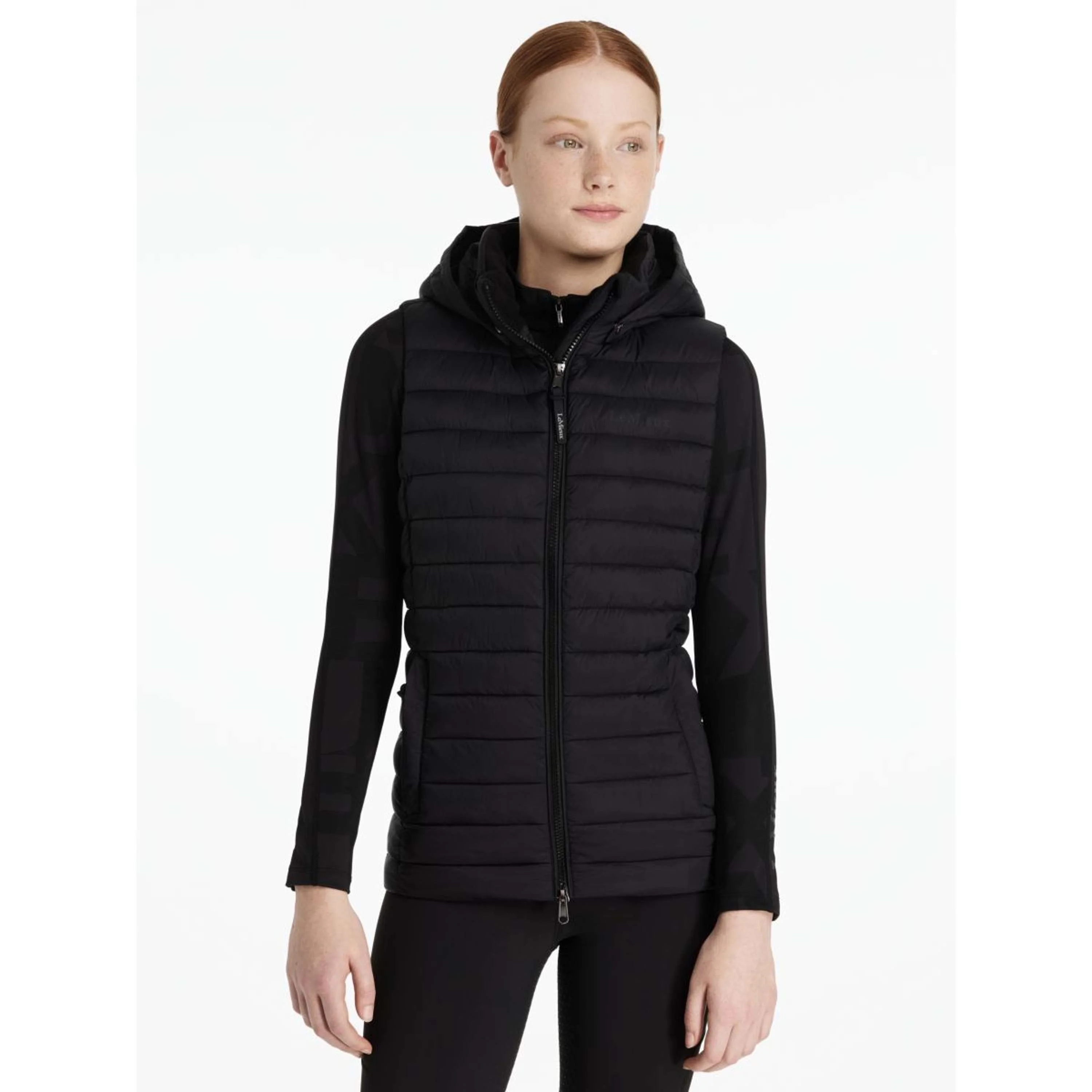 LeMieux Bodychauffant Young Rider Ruby Noir - Image 4