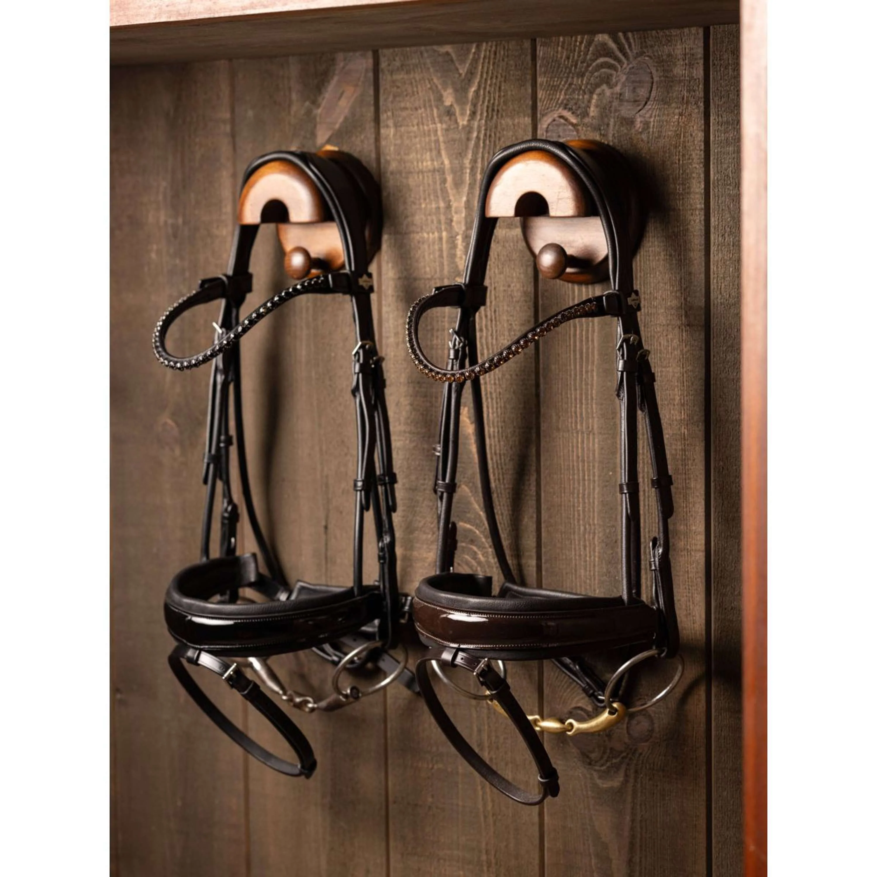 LeMieux Bride Kudos Patent Dressage Marron - Image 5