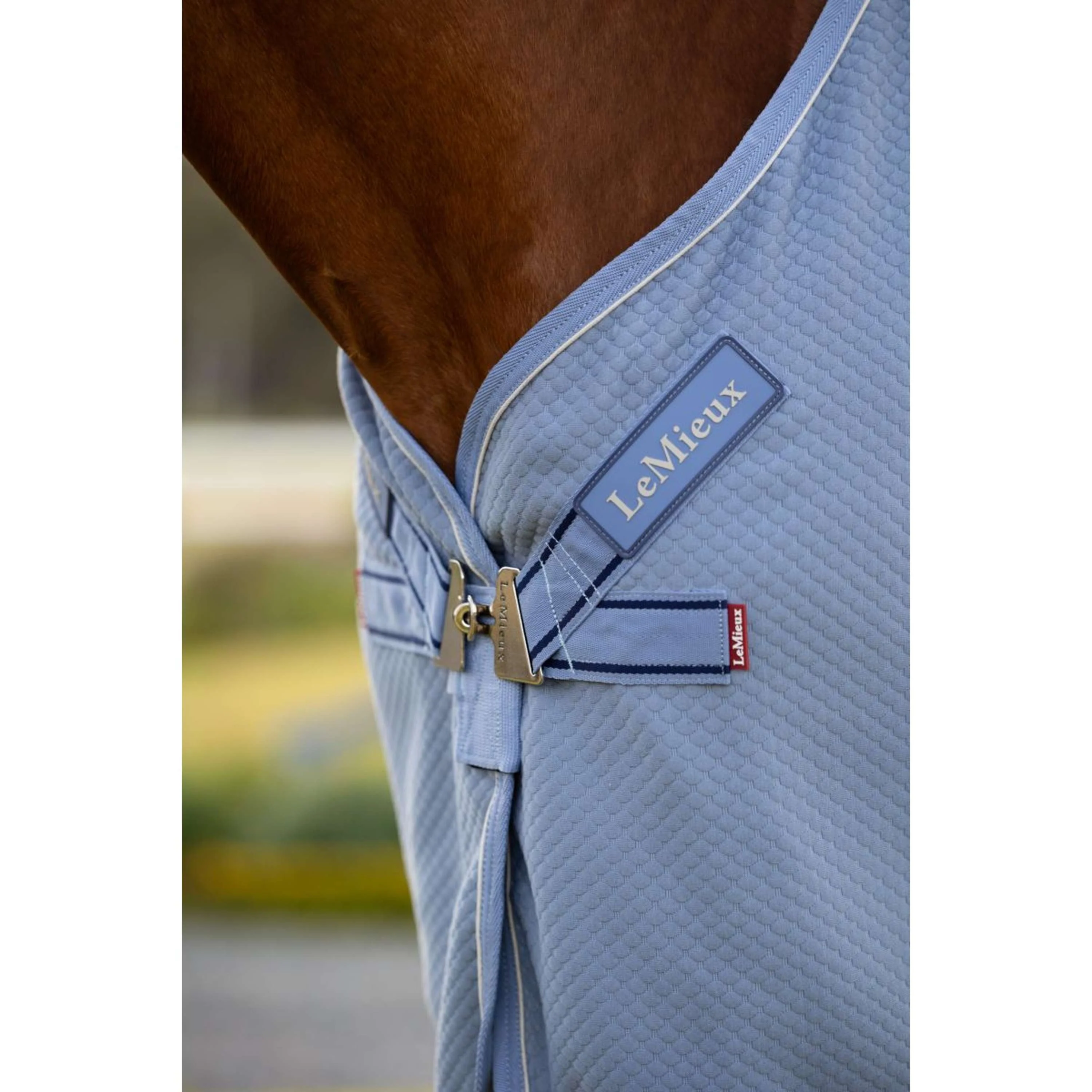 LeMieux Chemise Rafraîchissante Kudos Bamboo Powder Blue - Image 3