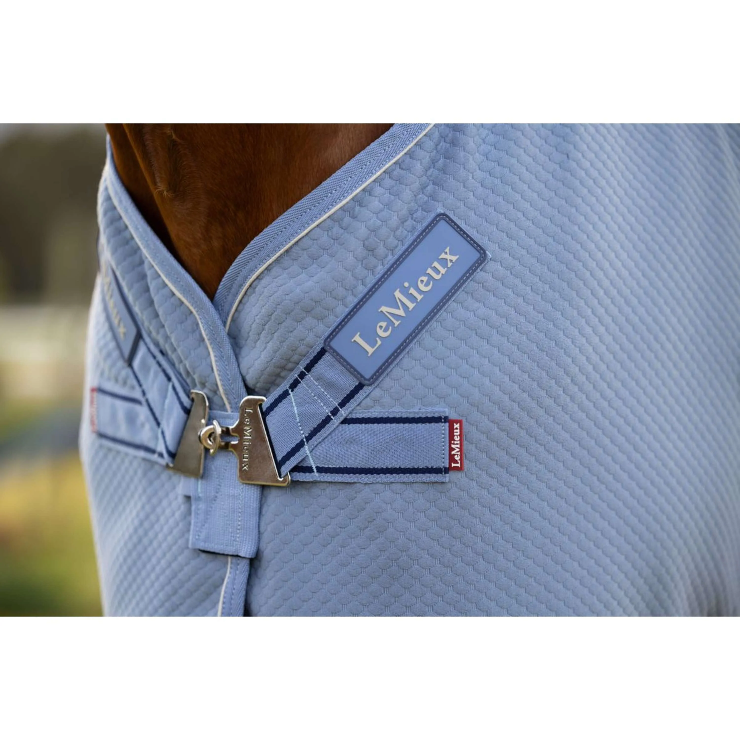LeMieux Chemise Rafraîchissante Kudos Bamboo Powder Blue - Image 4