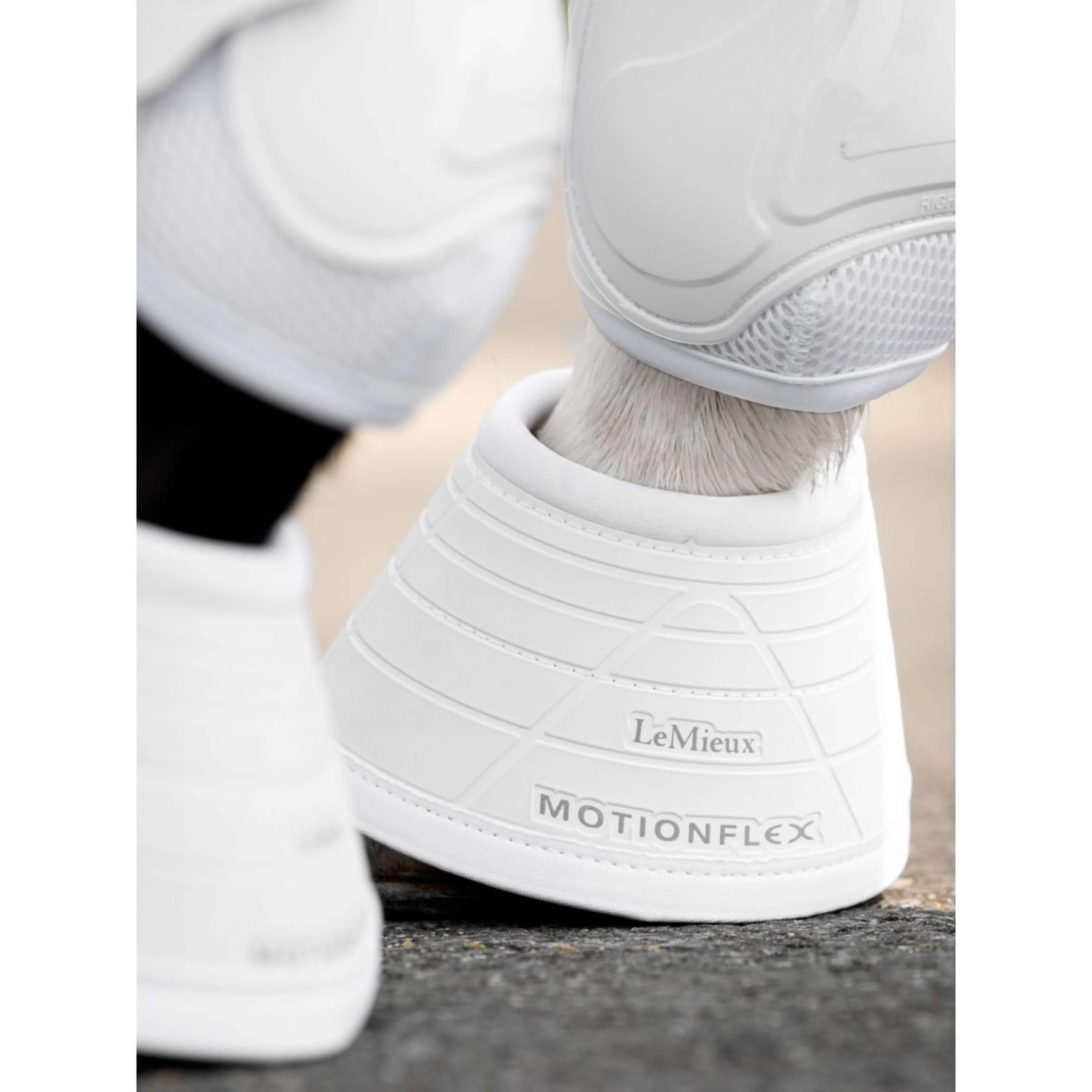 LeMieux Cloches d'Obstacles Motionflex OverReach Blanc - Image 3