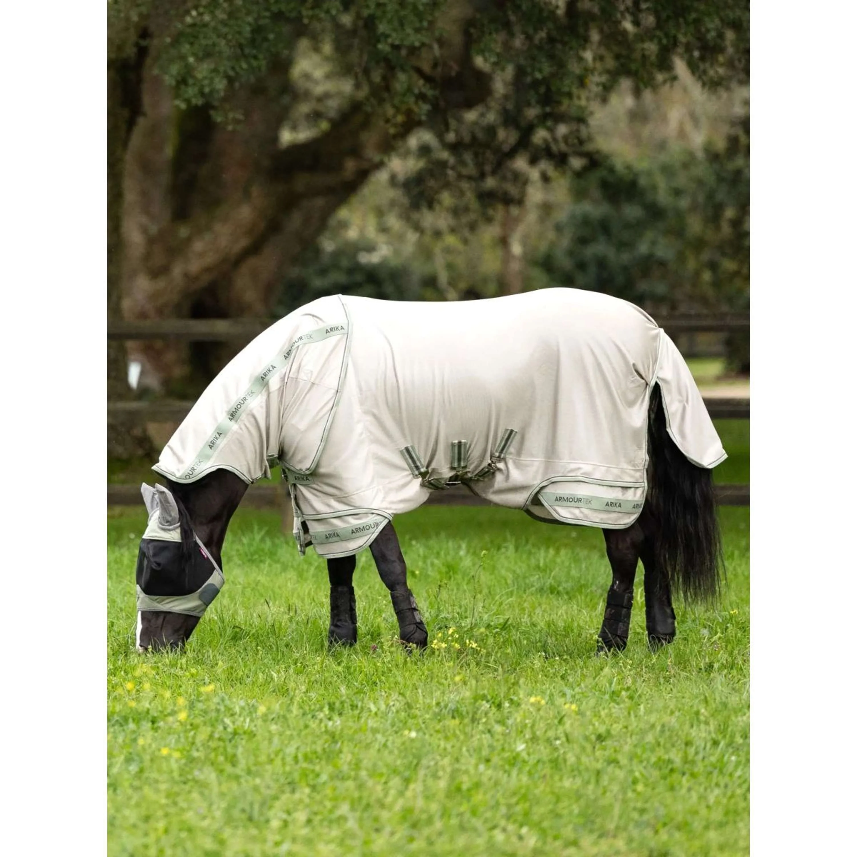 LeMieux Couverture Anti-Mouches Arika Armour-Tek SS25 Stone/Fern - Image 3