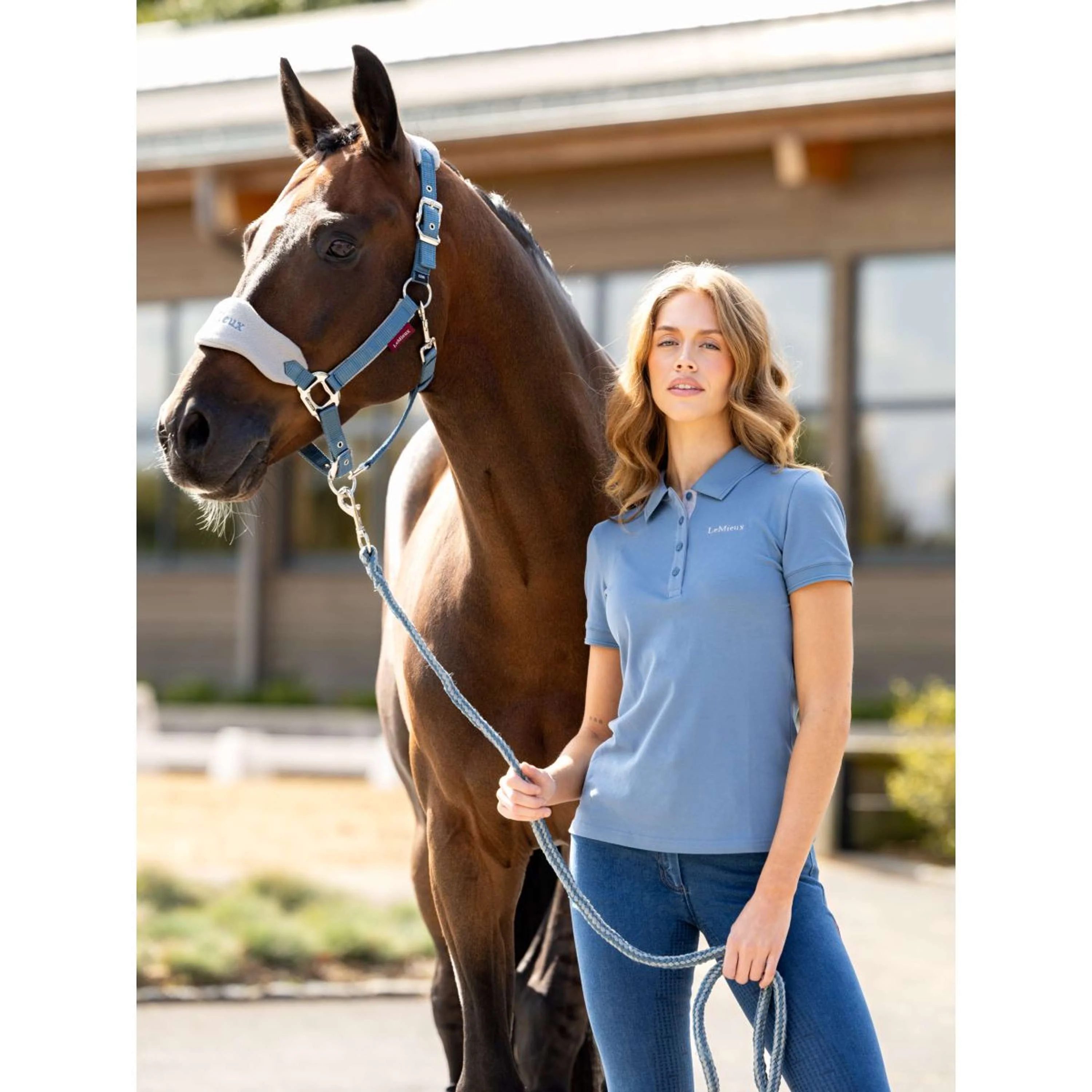 LeMieux Ensemble Licol Vogue Ice Blue - Image 2