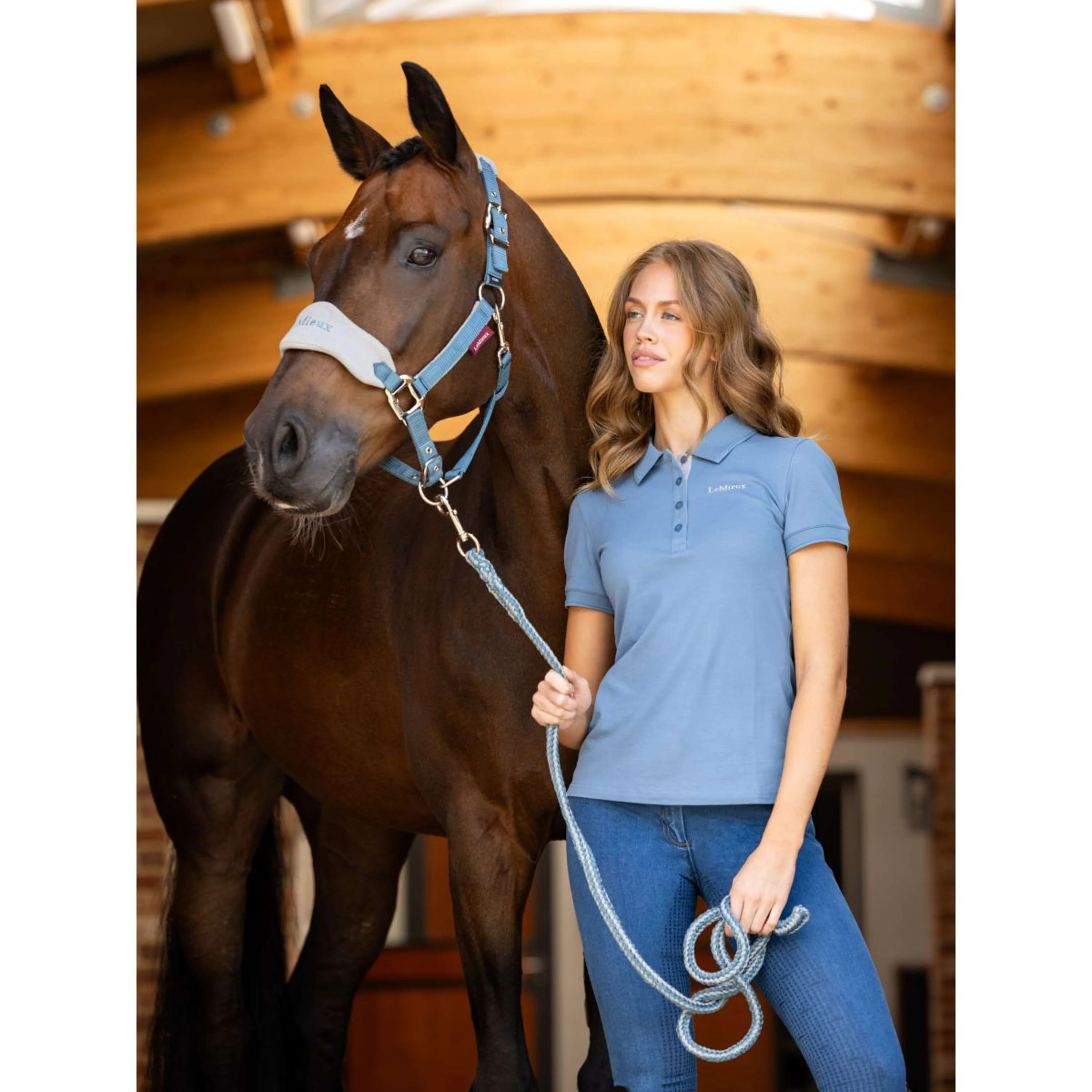 LeMieux Ensemble Licol Vogue Ice Blue - Image 3