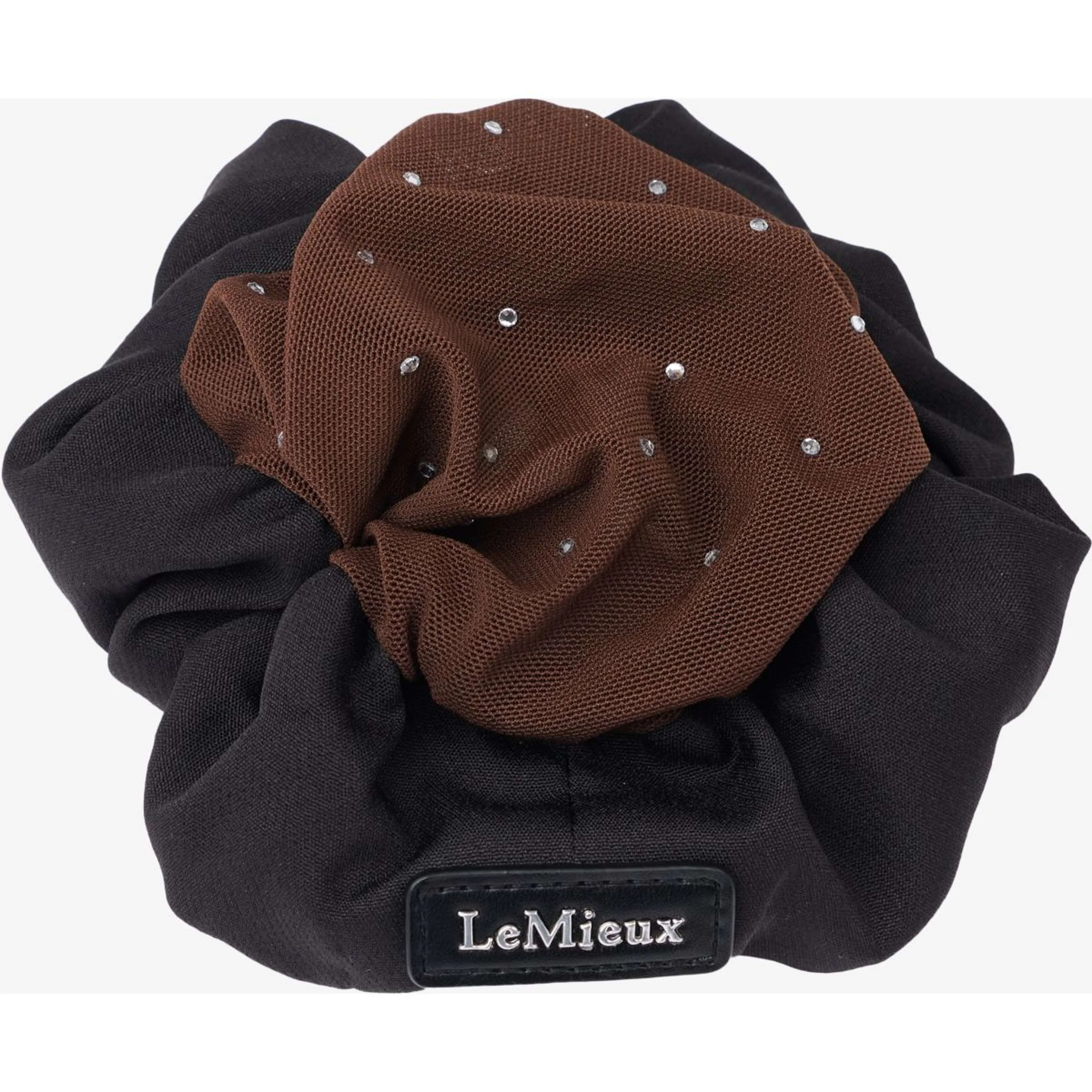LeMieux Filet à Cheveux Scrunchie Noir/Beige - Image 2