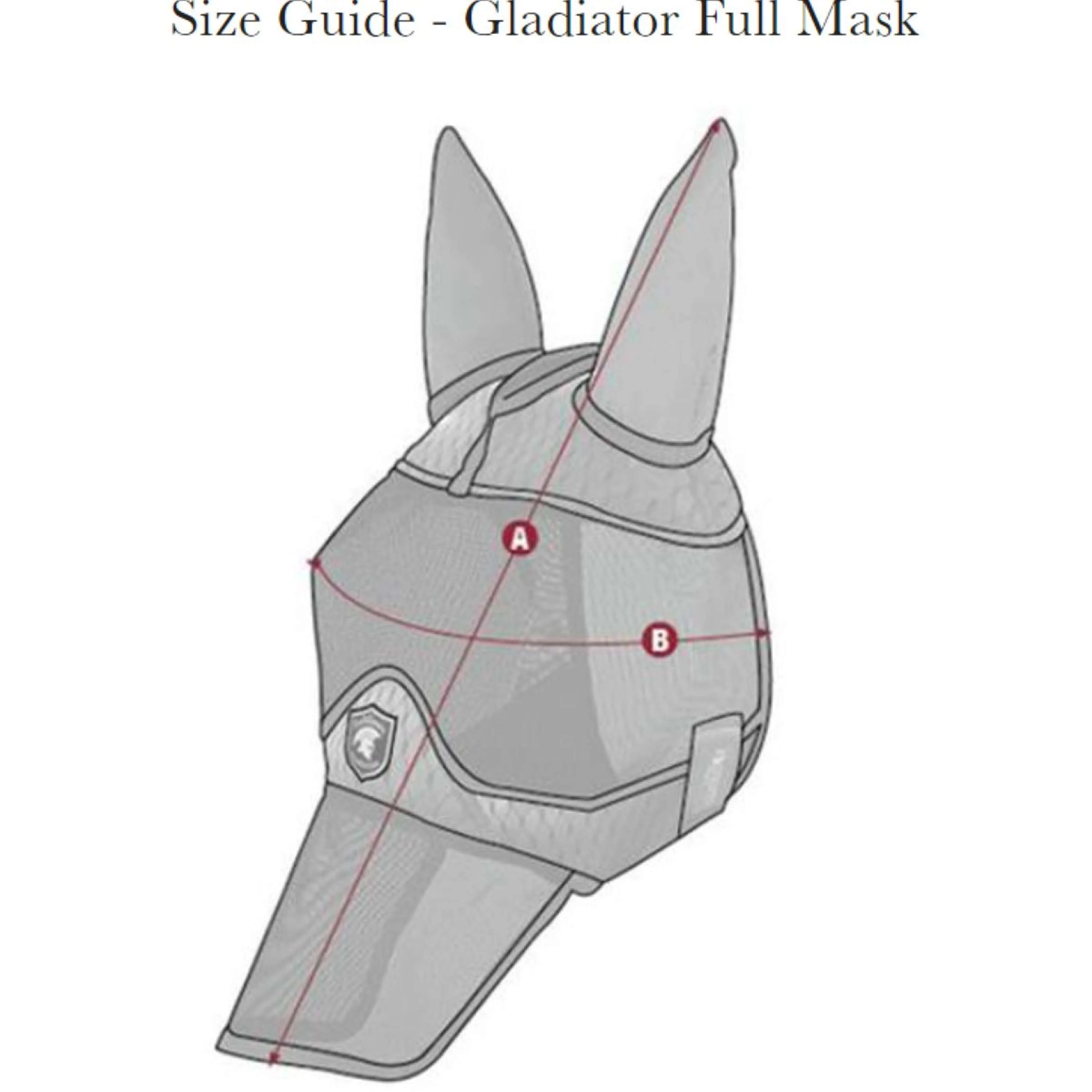LeMieux Filet Anti-Mouches Gladiator Full Gris - Image 3