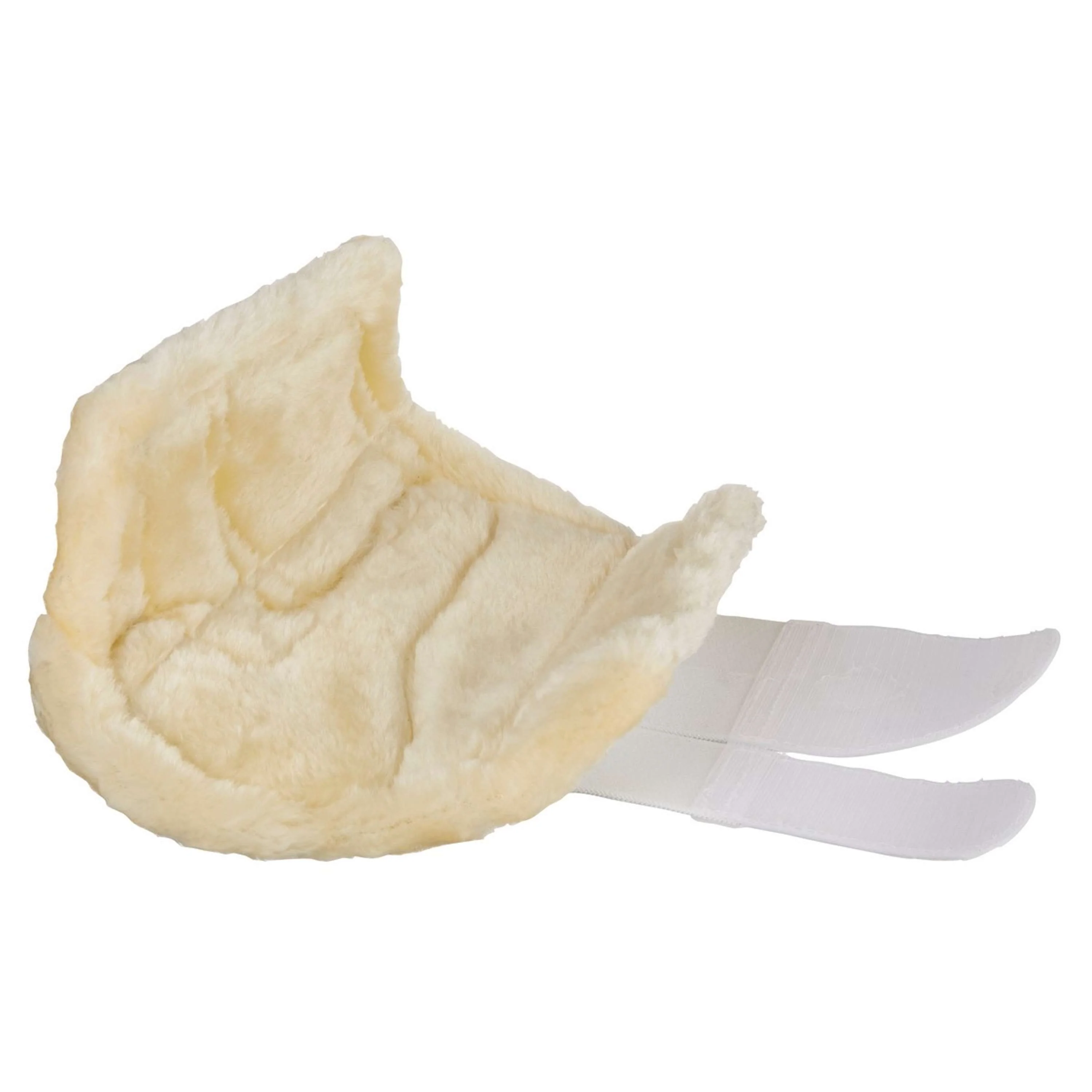 LeMieux Guêtres Brushing Fleece Blanc/Naturel - Image 4