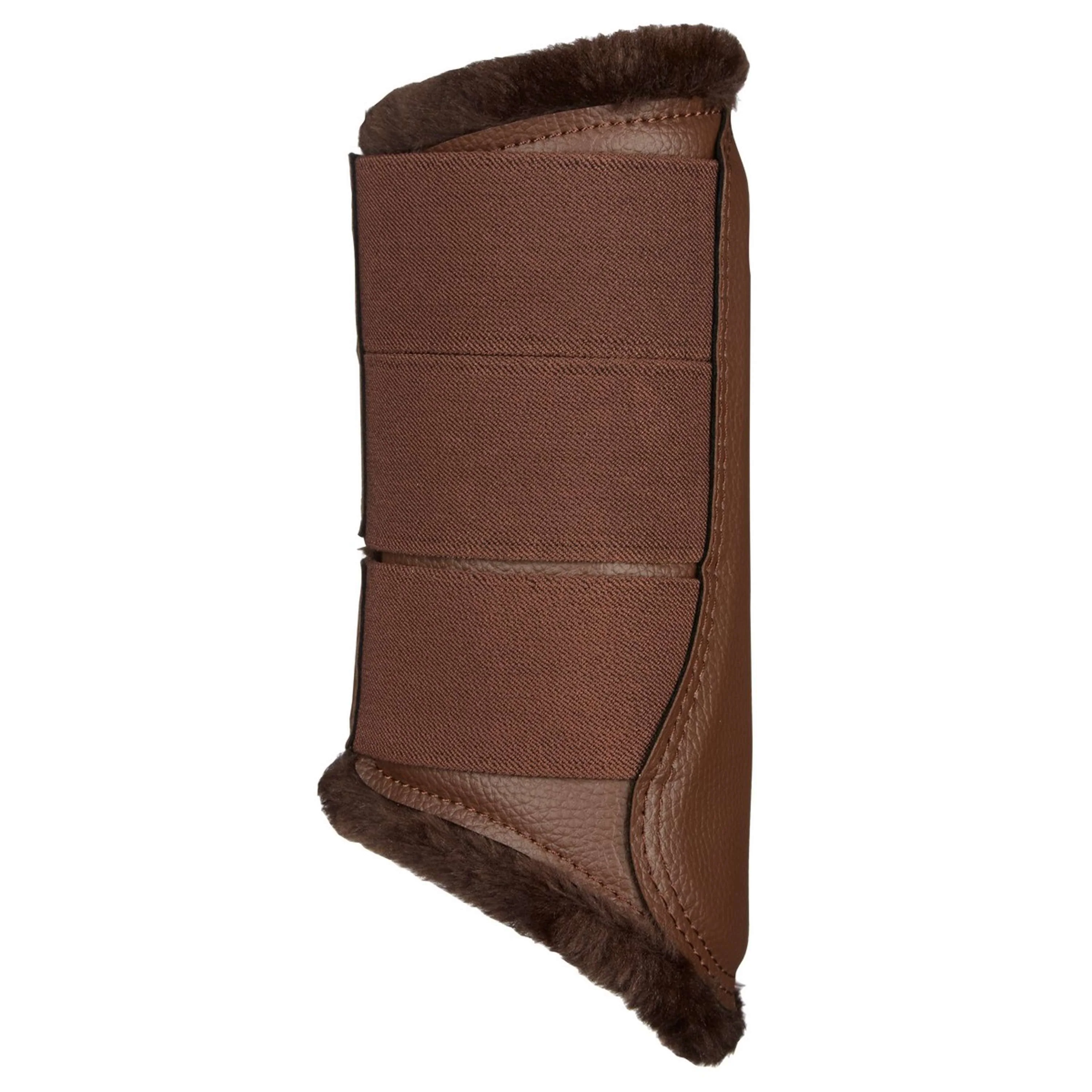 LeMieux Guêtres Brushing Fleece Marron/Marron - Image 6