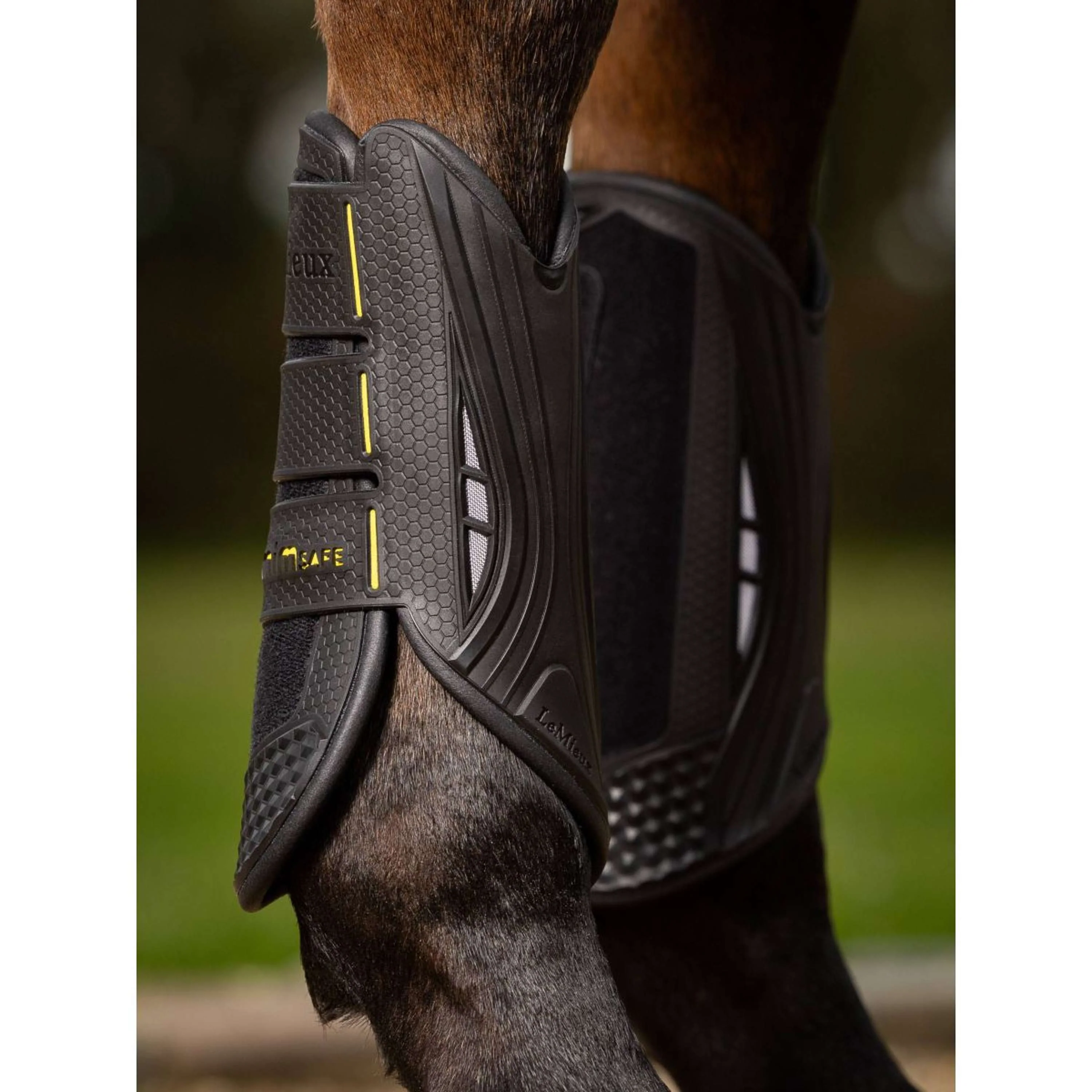 LeMieux Guêtres MIMsafe XC Front Noir - Image 2