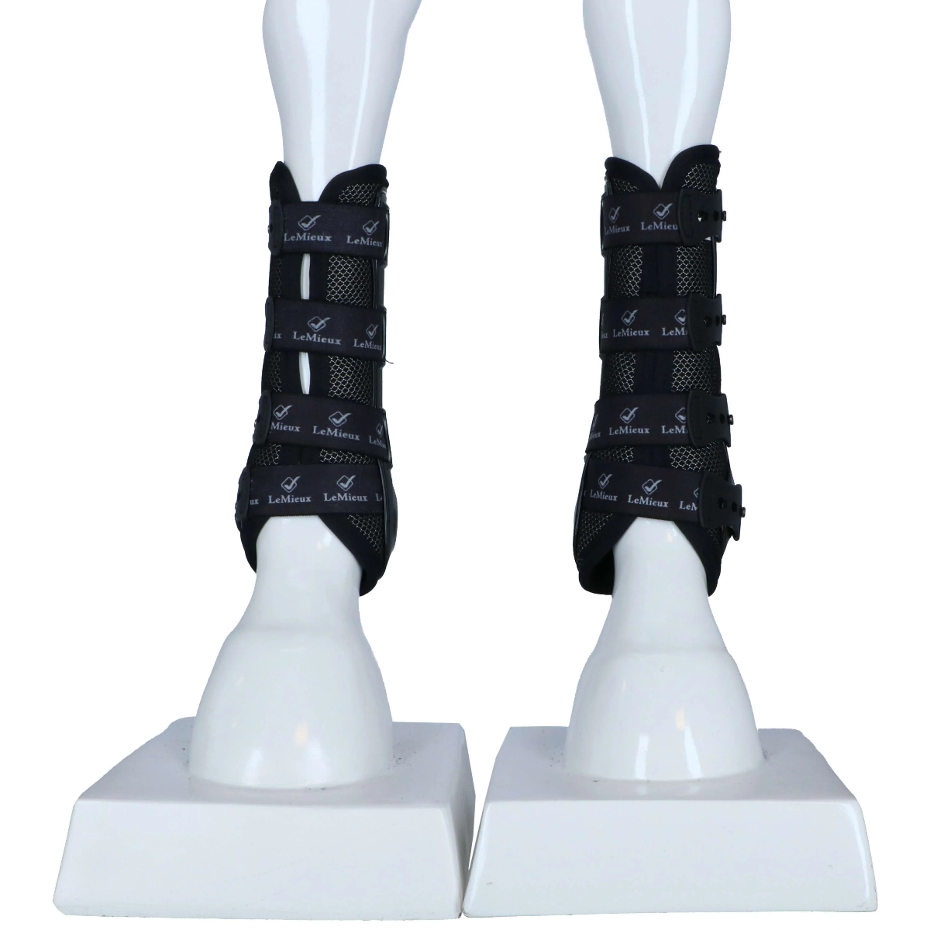 LeMieux Guêtres Snug Boots Ultramesh Front Noir - Image 2
