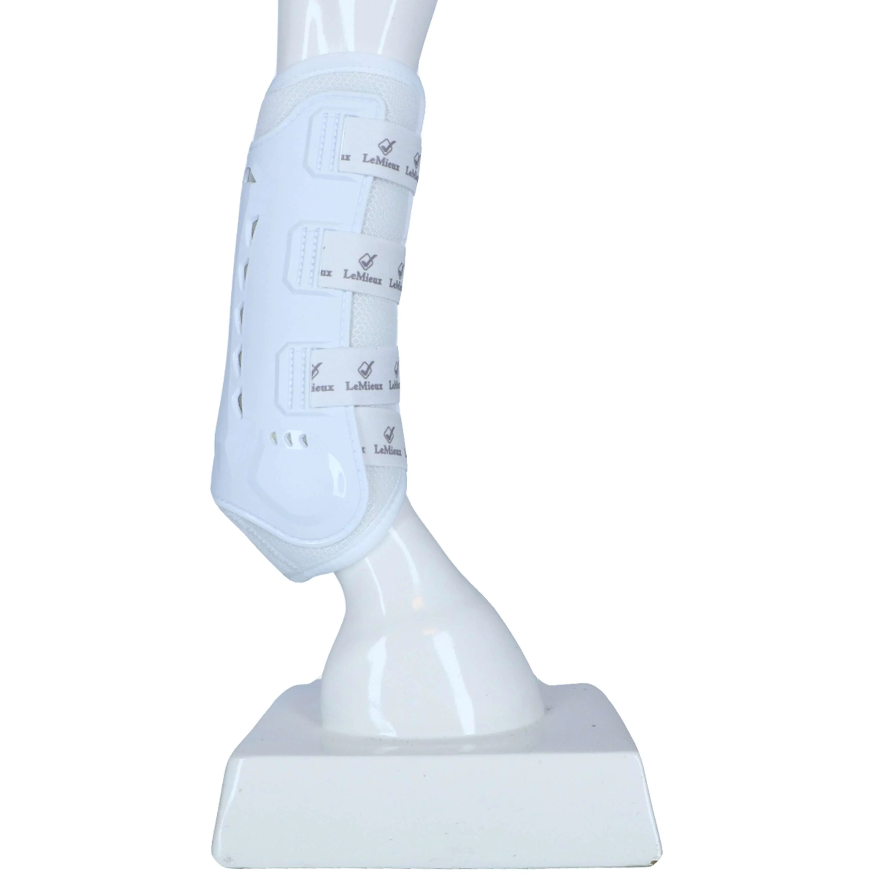 LeMieux Guêtres Snug Boots Ultramesh Hind Blanc - Image 5