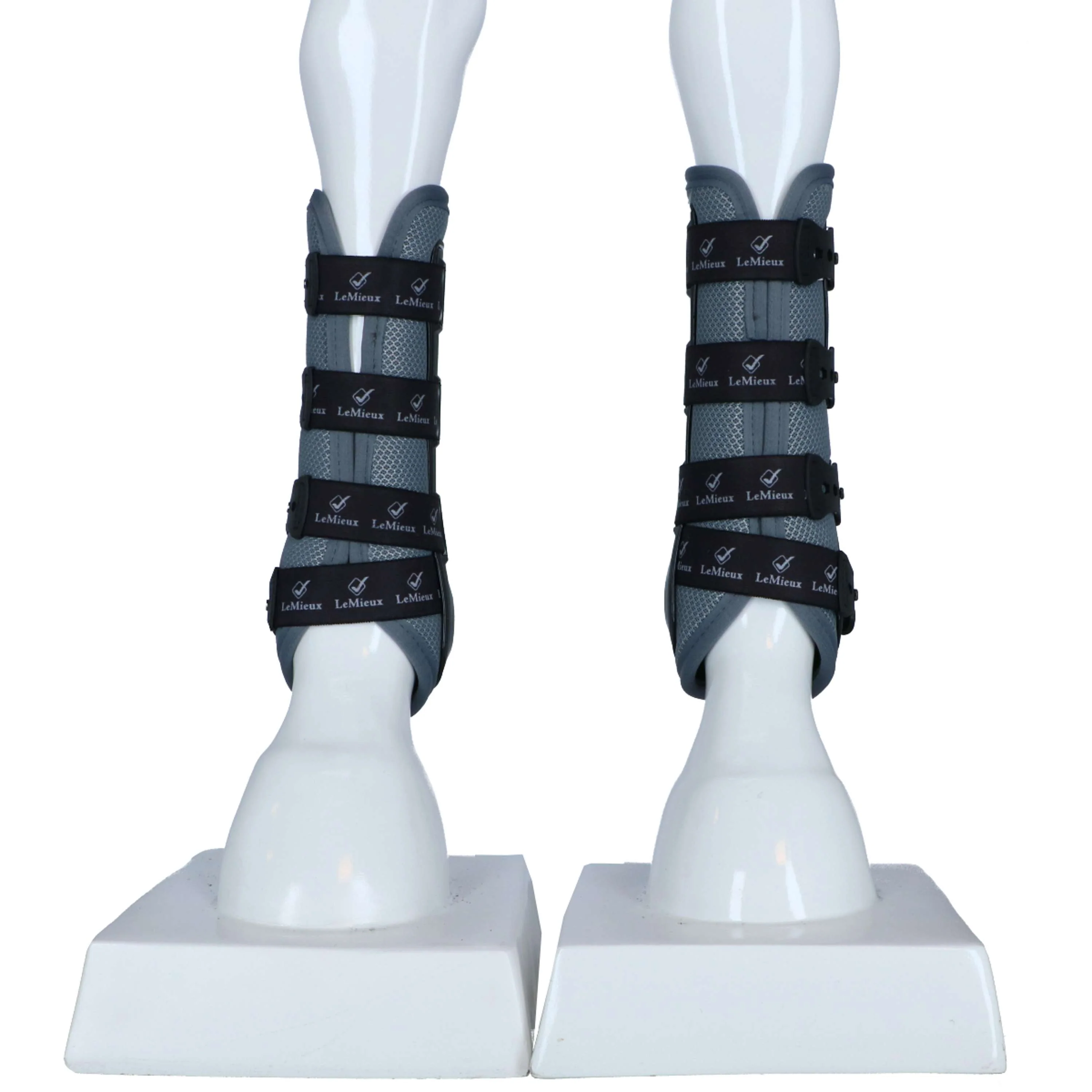 LeMieux Guêtres Snug Boots Ultramesh Hind Gris - Image 2