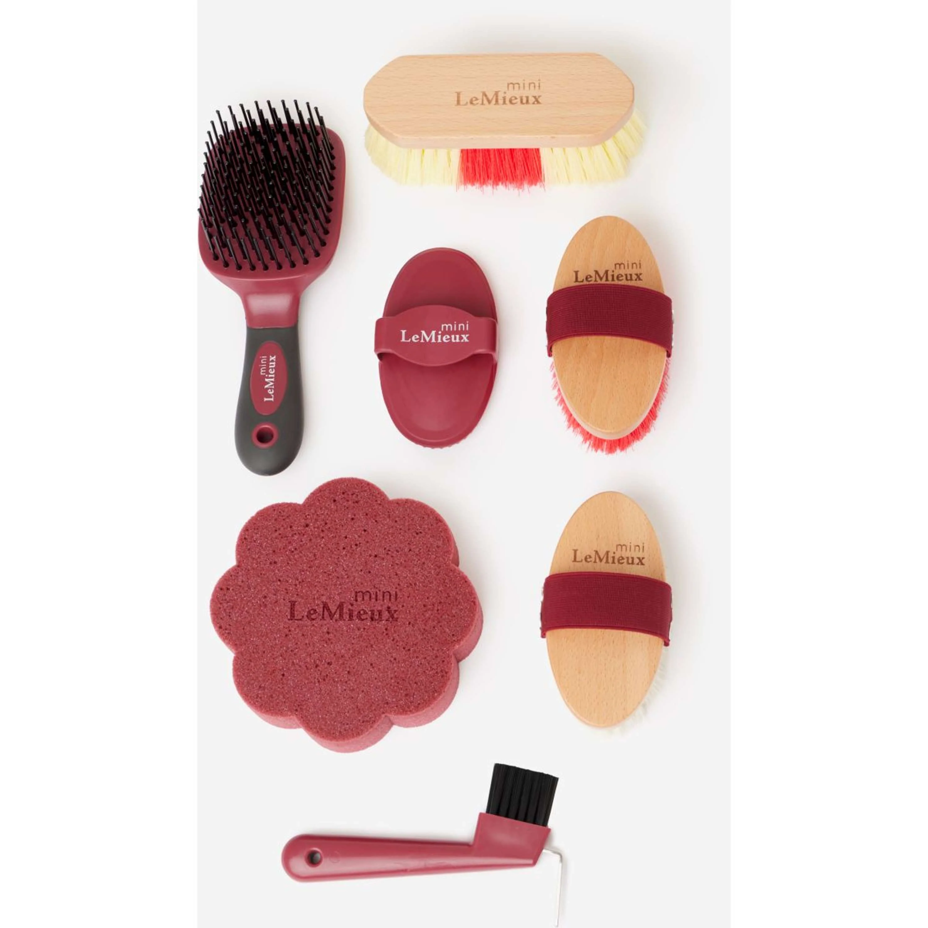LeMieux Kit de Pansage Mini Rouge - Image 2