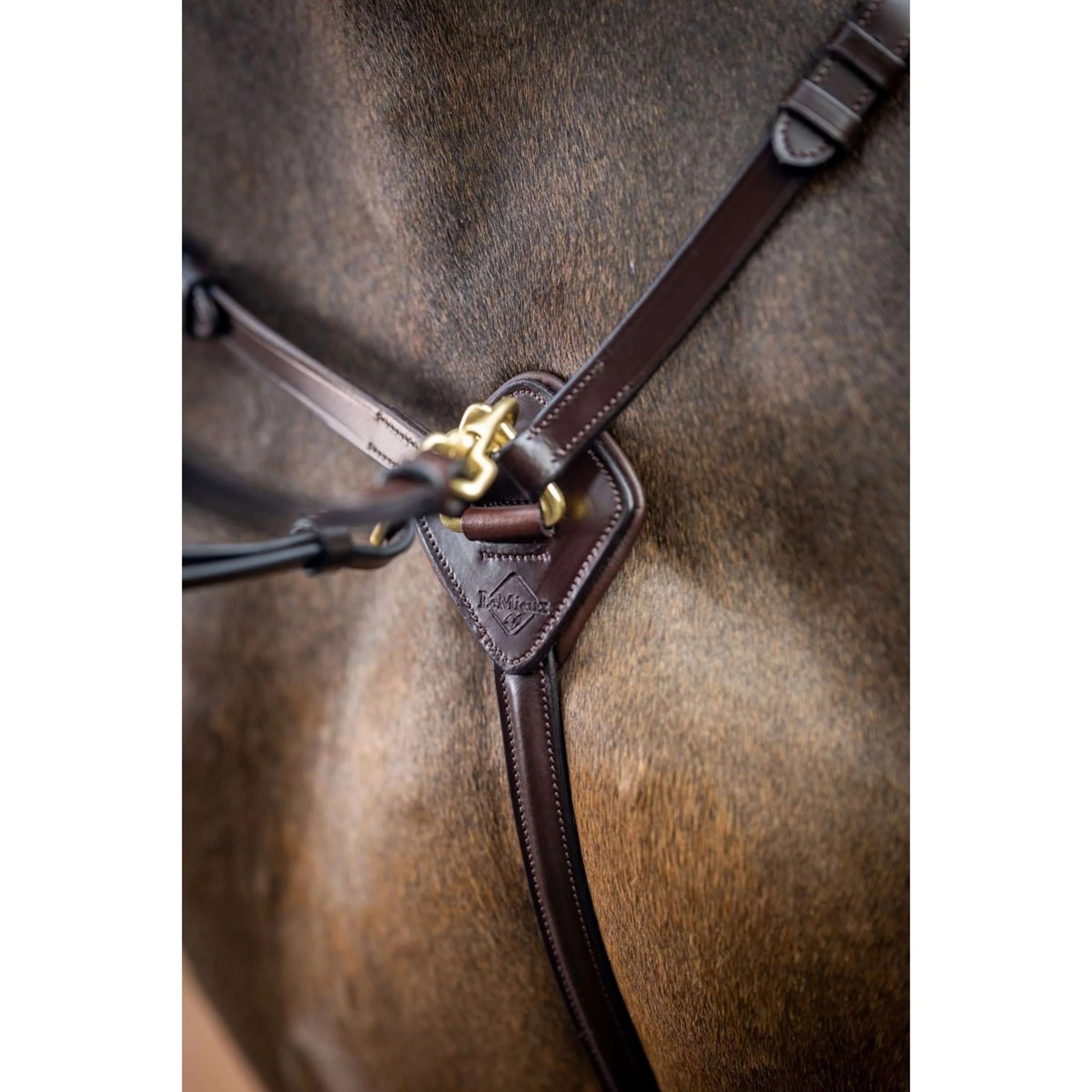 LeMieux Kudos Martingale Breastplate Detachable Havane - Image 2