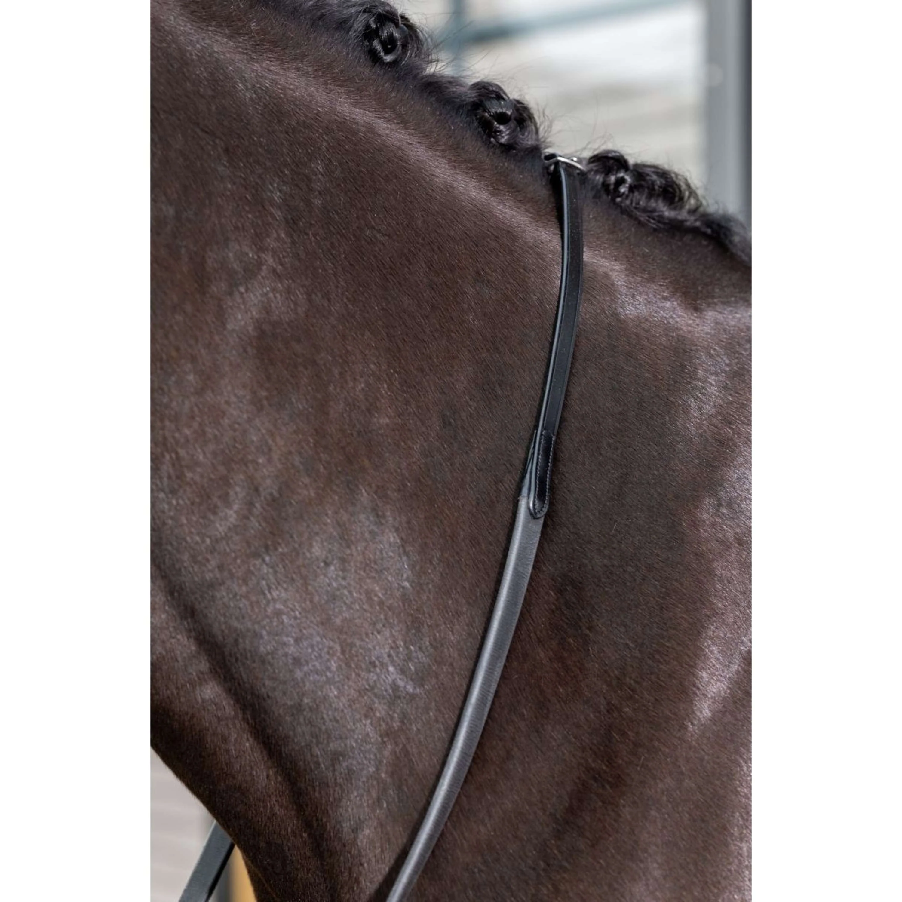 LeMieux Kudos Rênes Kris Extreme Rubber Noir - Image 2