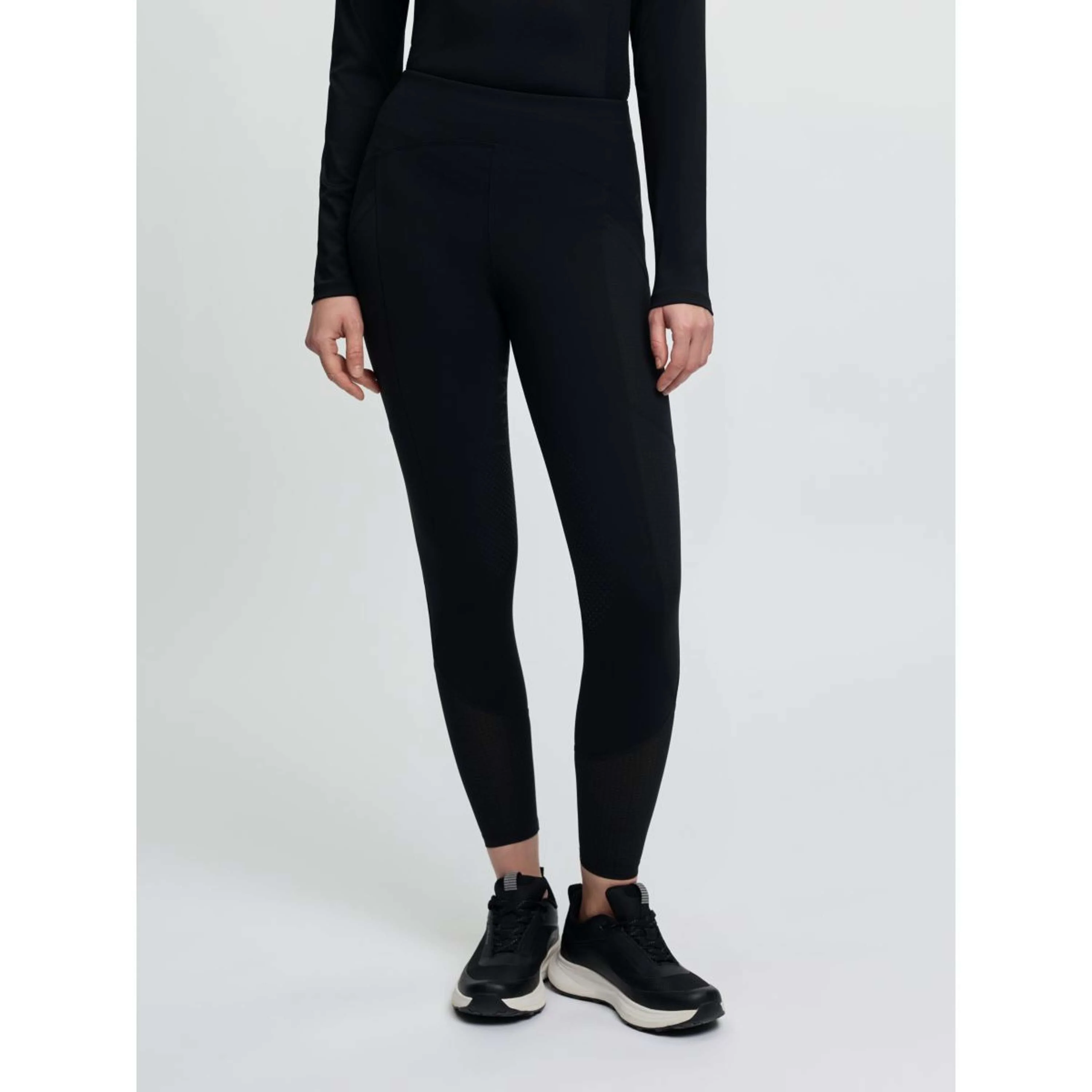 LeMieux Legging d'Équitation Airflow Full Grip Noir - Image 3