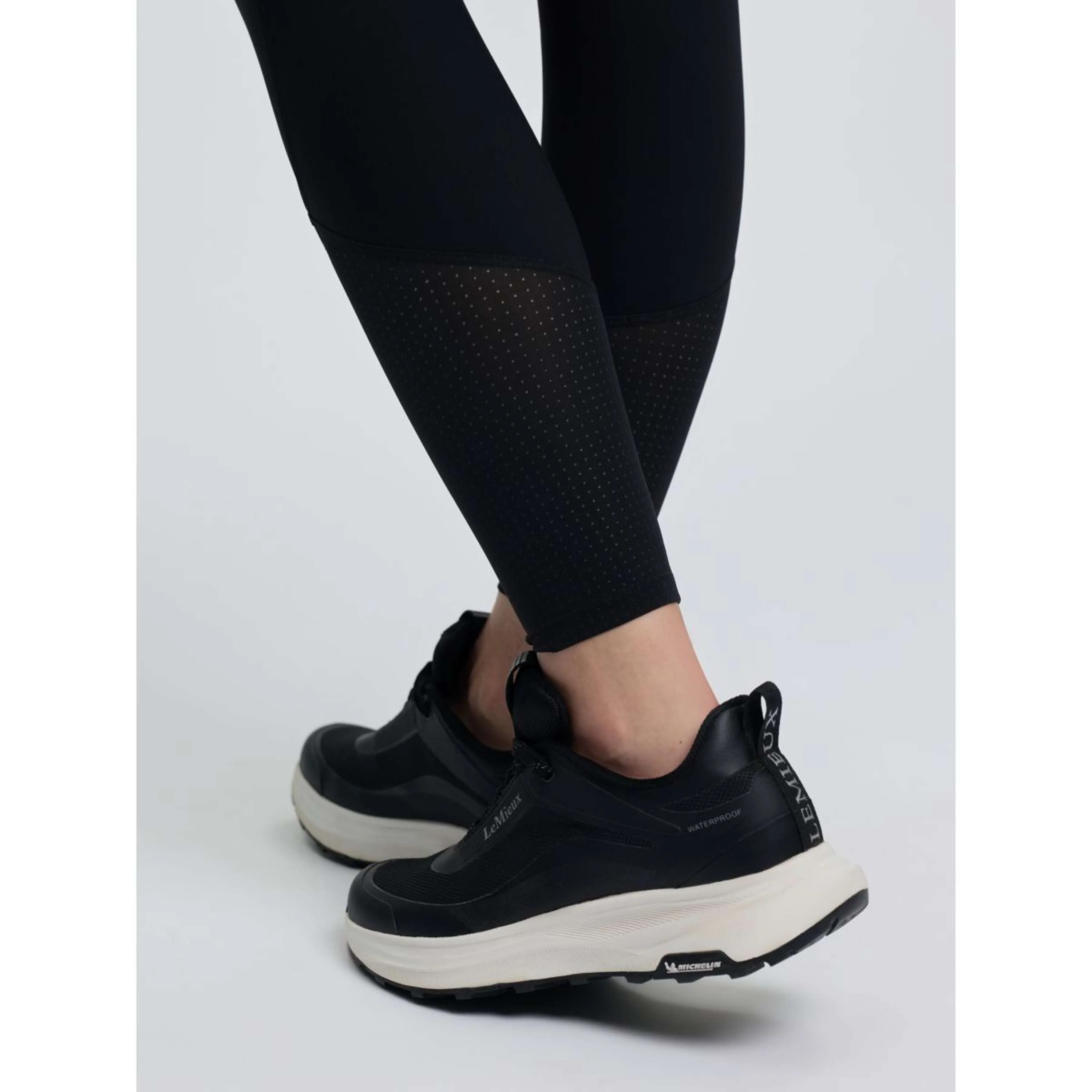 LeMieux Legging d'Équitation Airflow Full Grip Noir - Image 4