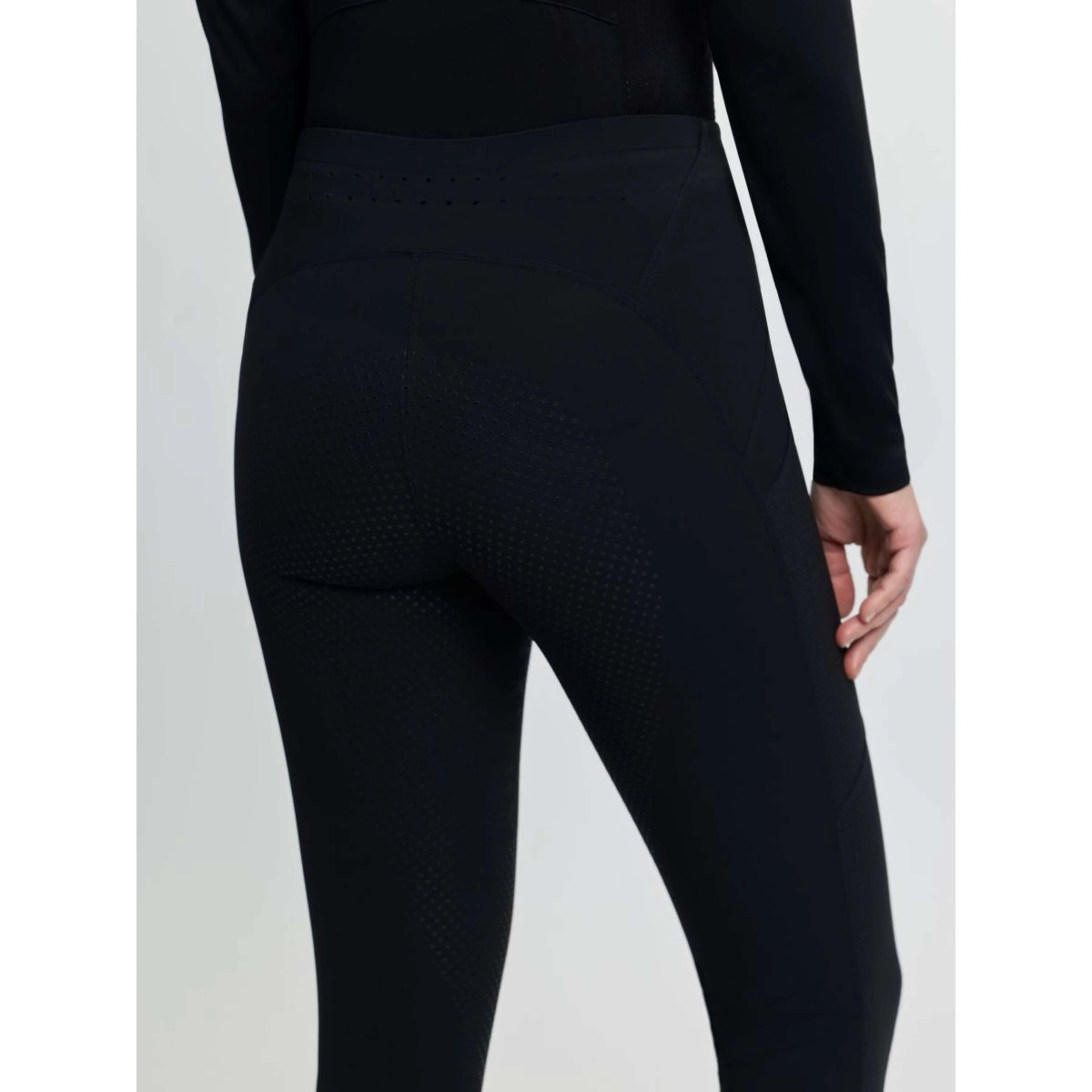 LeMieux Legging d'Équitation Airflow Full Grip Noir - Image 8