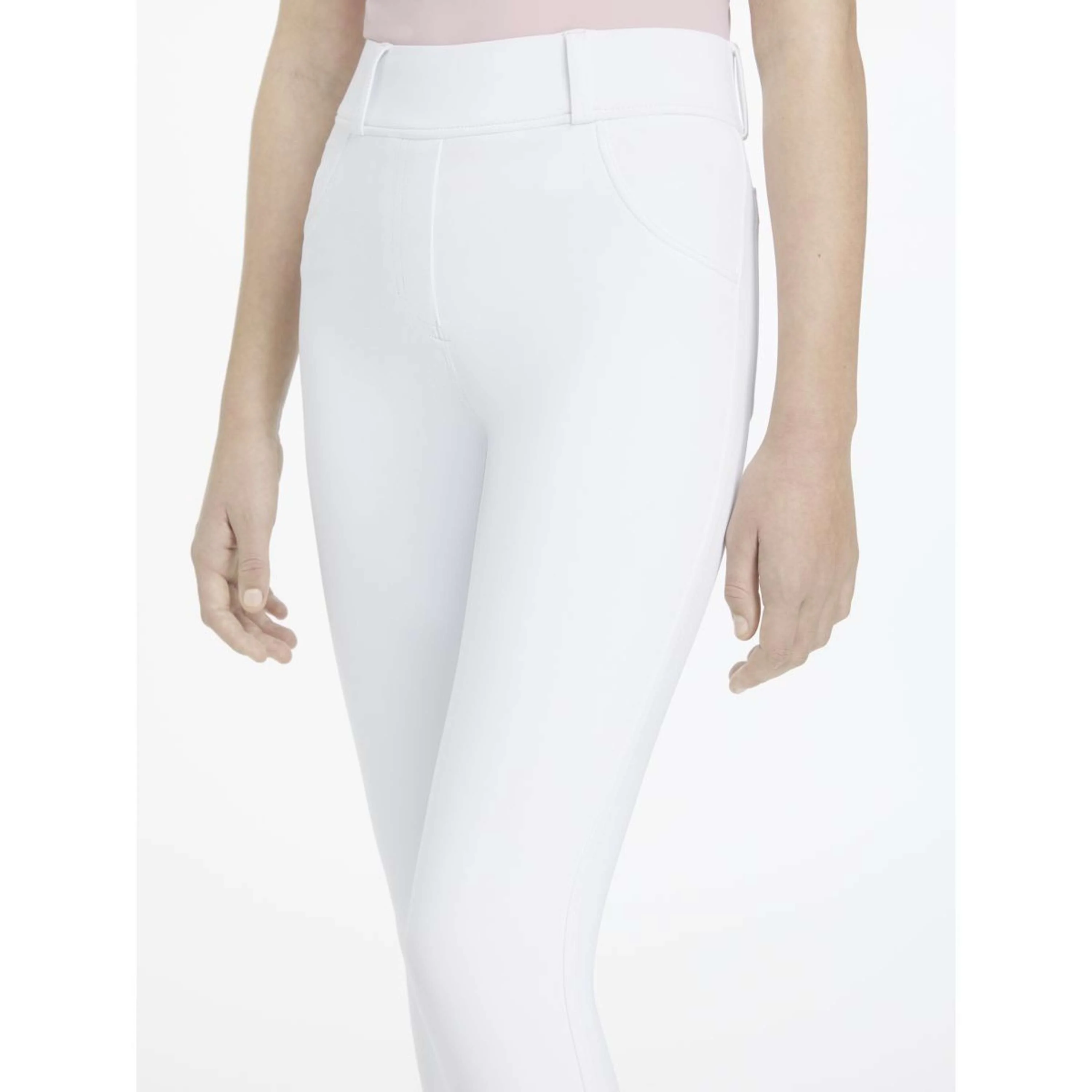 LeMieux Legging d'Équitation Remi Enfants Blanc - Image 3