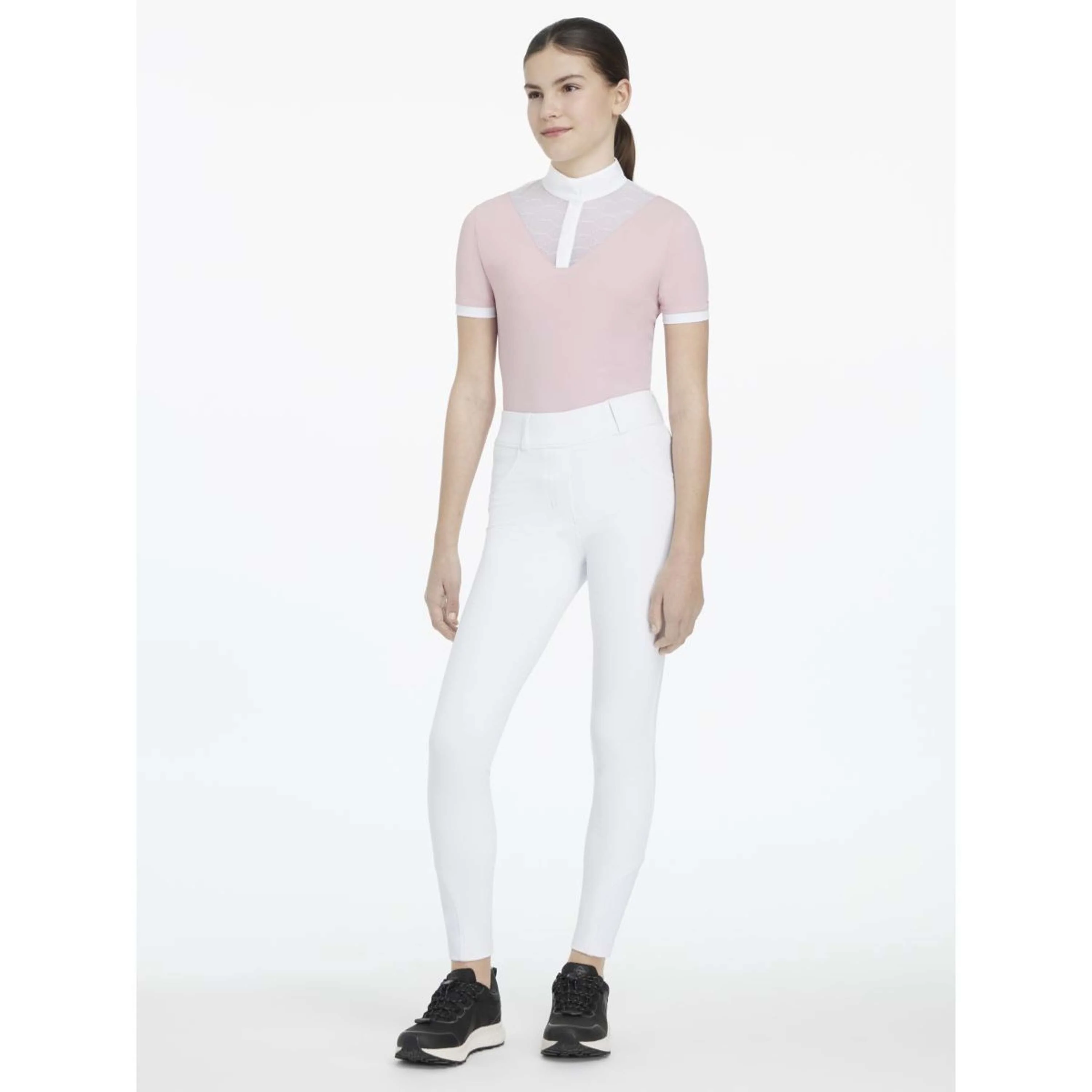 LeMieux Legging d'Équitation Remi Enfants Blanc - Image 4