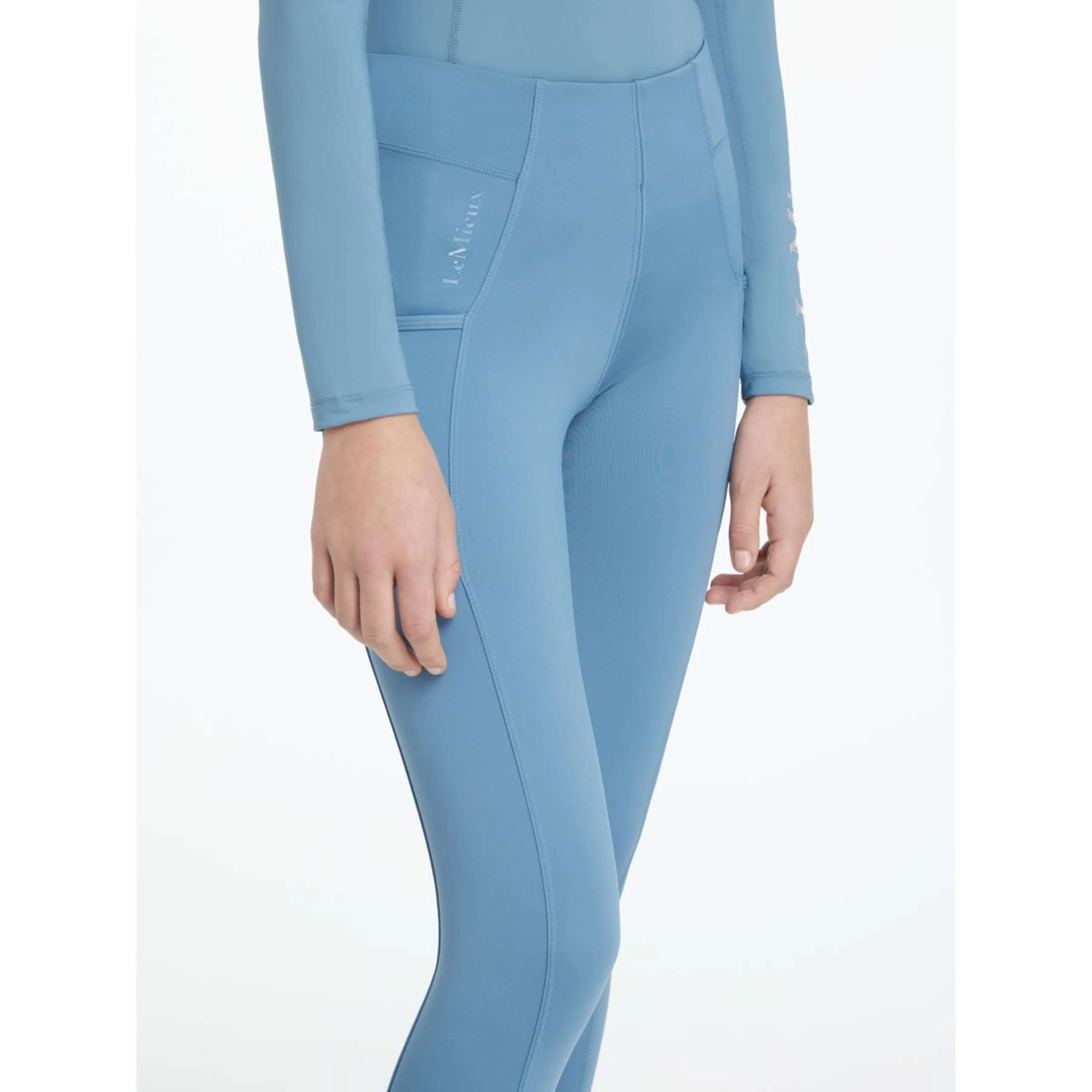 LeMieux Legging d'Équitation Young Rider Orla Ice Blue - Image 2