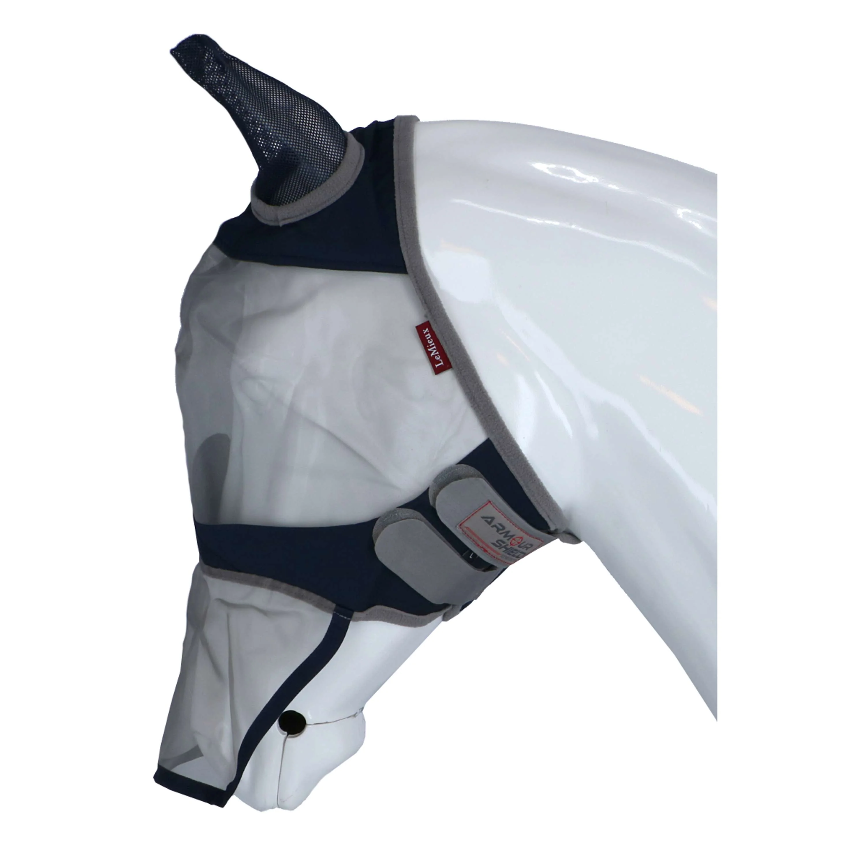 LeMieux Masque Anti-Mouches Amour Shield Pro avec Nez & Oreilles Marin - Image 3