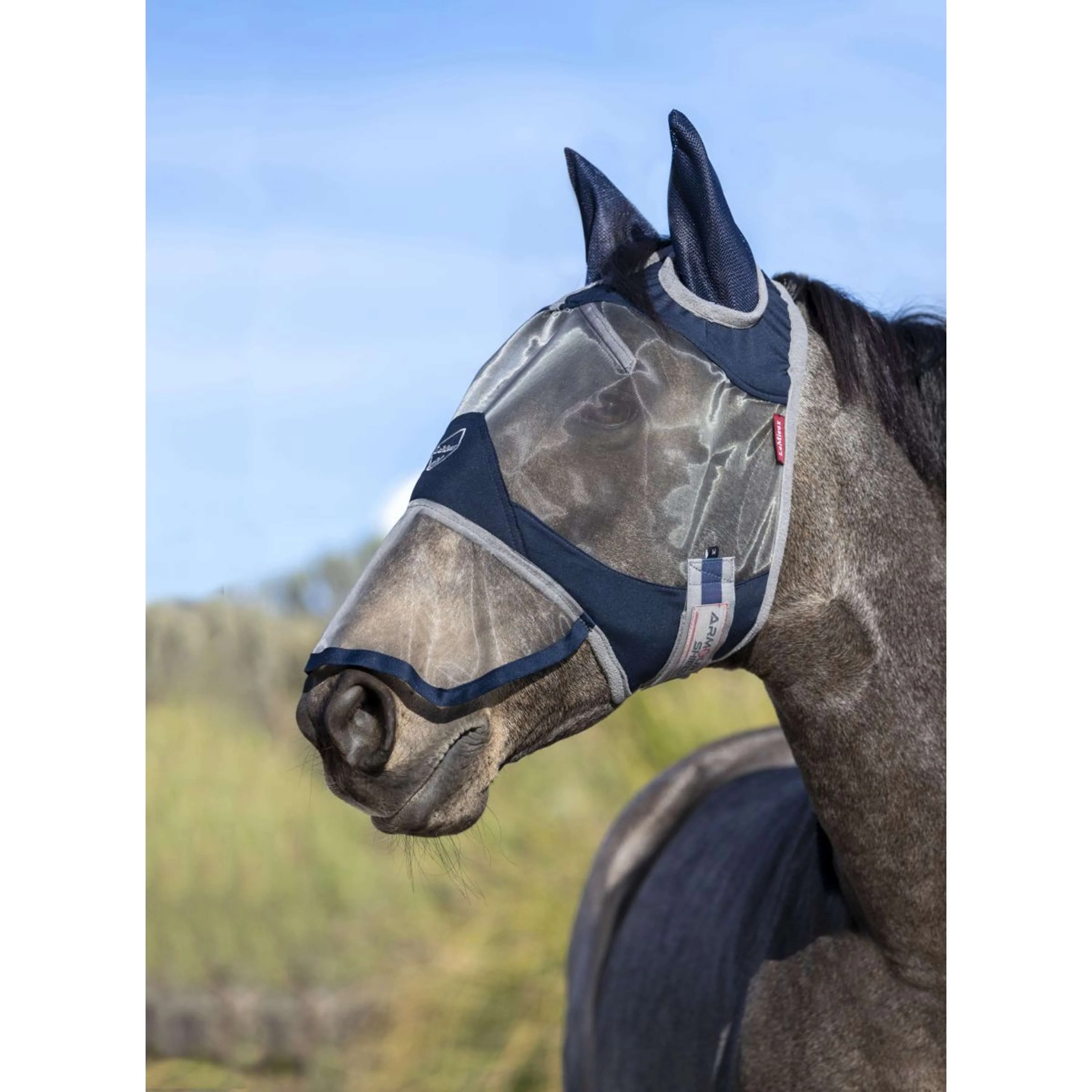 LeMieux Masque Anti-Mouches Amour Shield Pro avec Nez & Oreilles Marin - Image 5