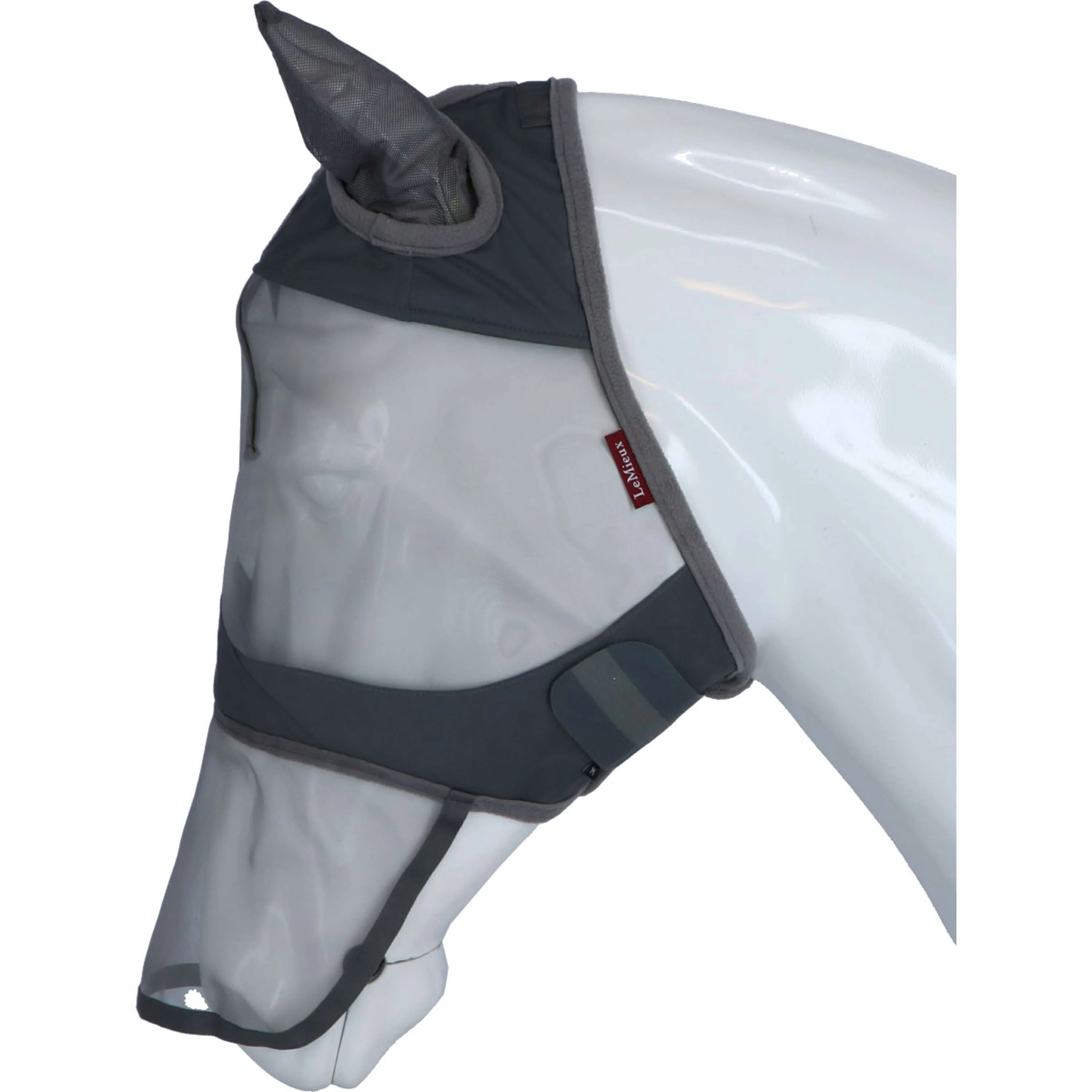 LeMieux Masque Anti-Mouches ArmourShield Pro Full Gris - Image 3