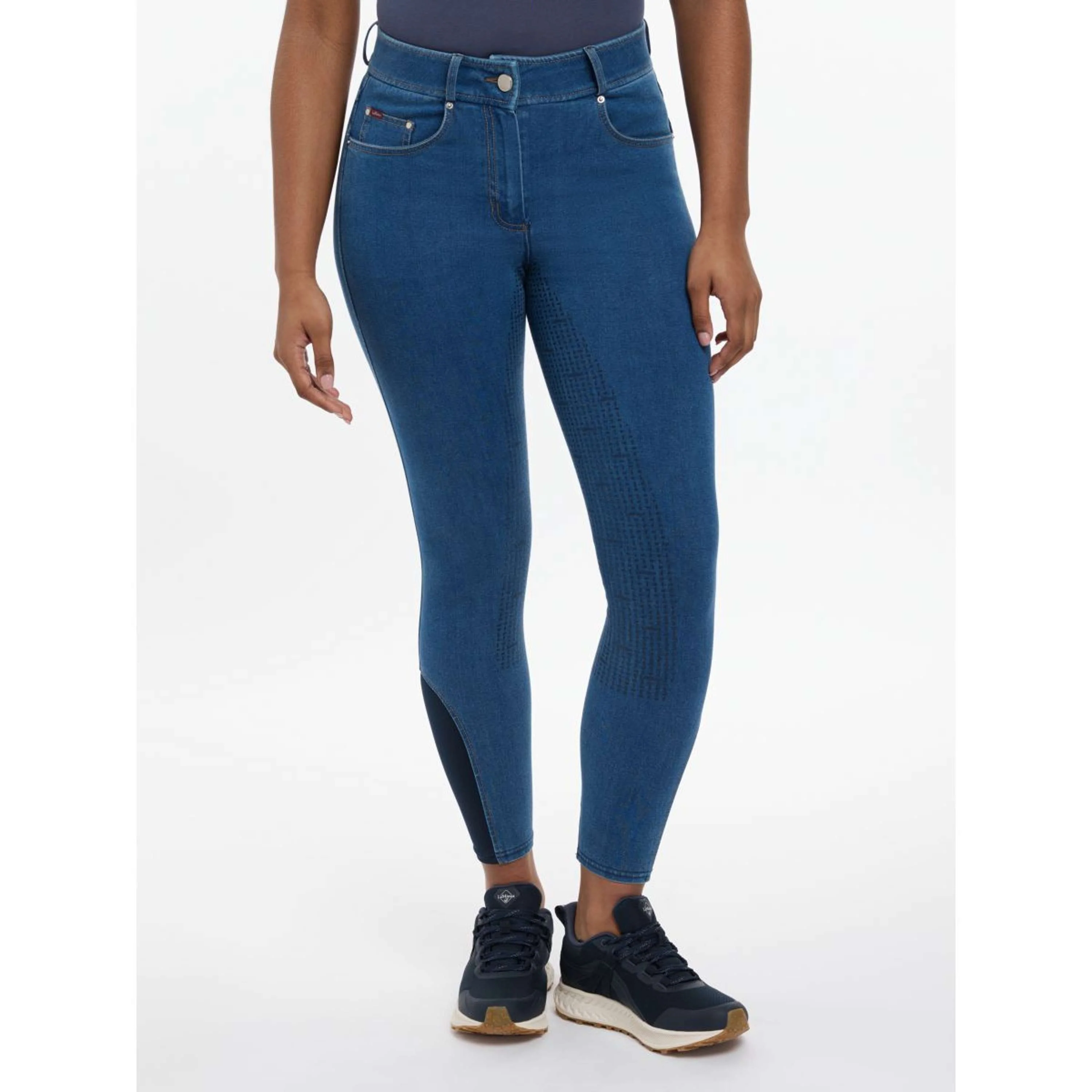 LeMieux Pantalon d'Équitation Dolly Denim Full Grip Denim - Image 2
