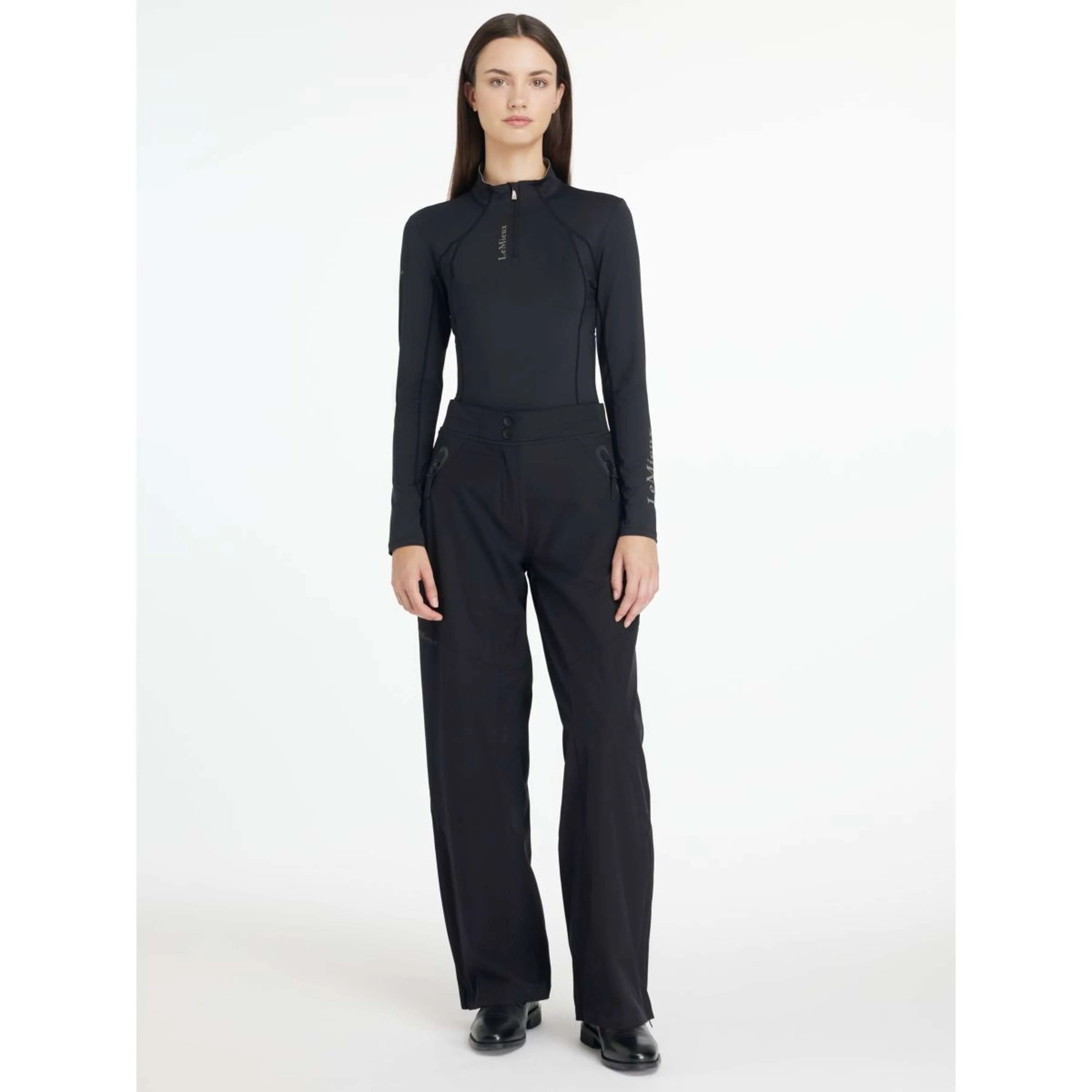 LeMieux Pantalon d'Équitation Drytex Stormwear Étanche Noir - Image 4