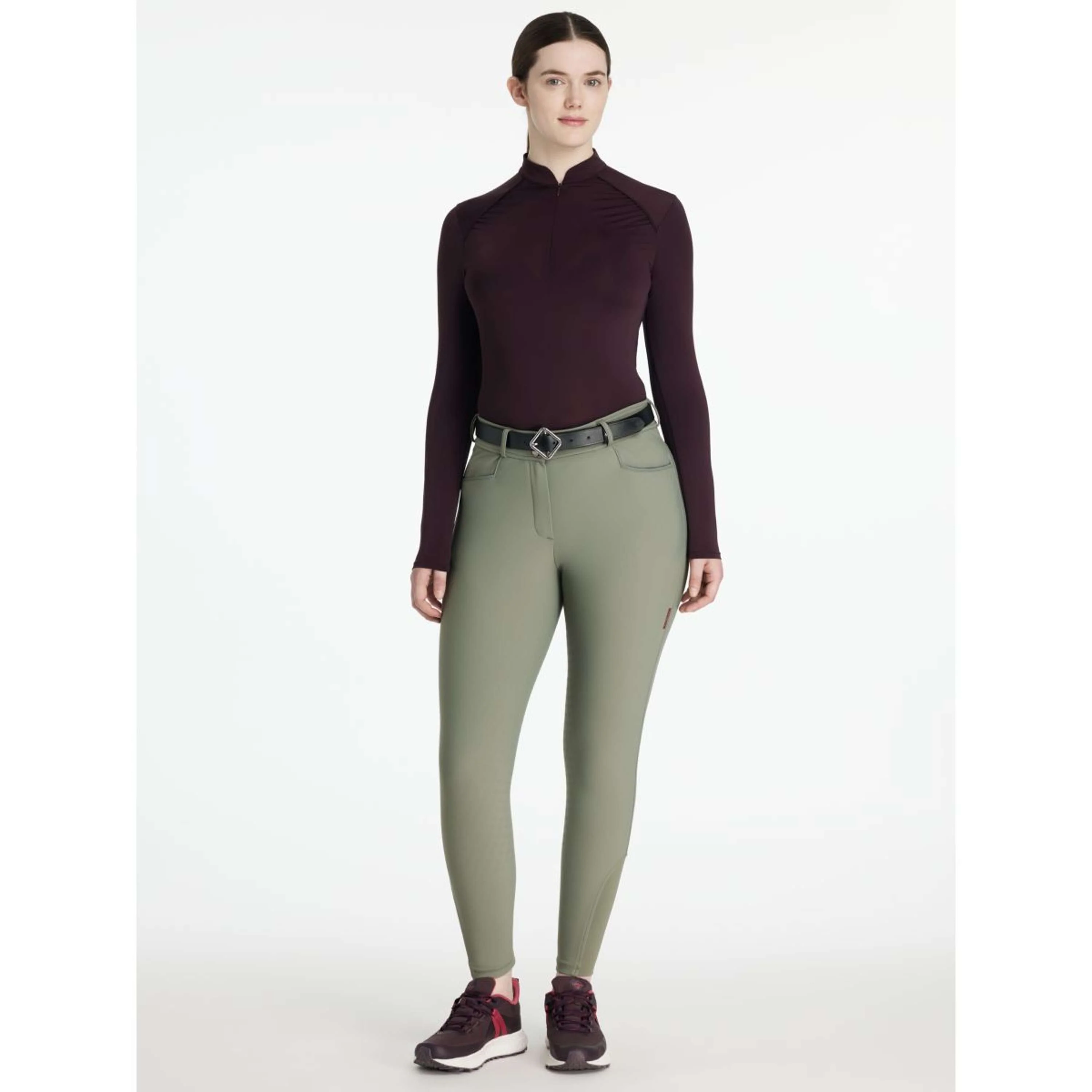 LeMieux Pantalon d'Équitation Isabelle Full Grip Rosemary - Image 4