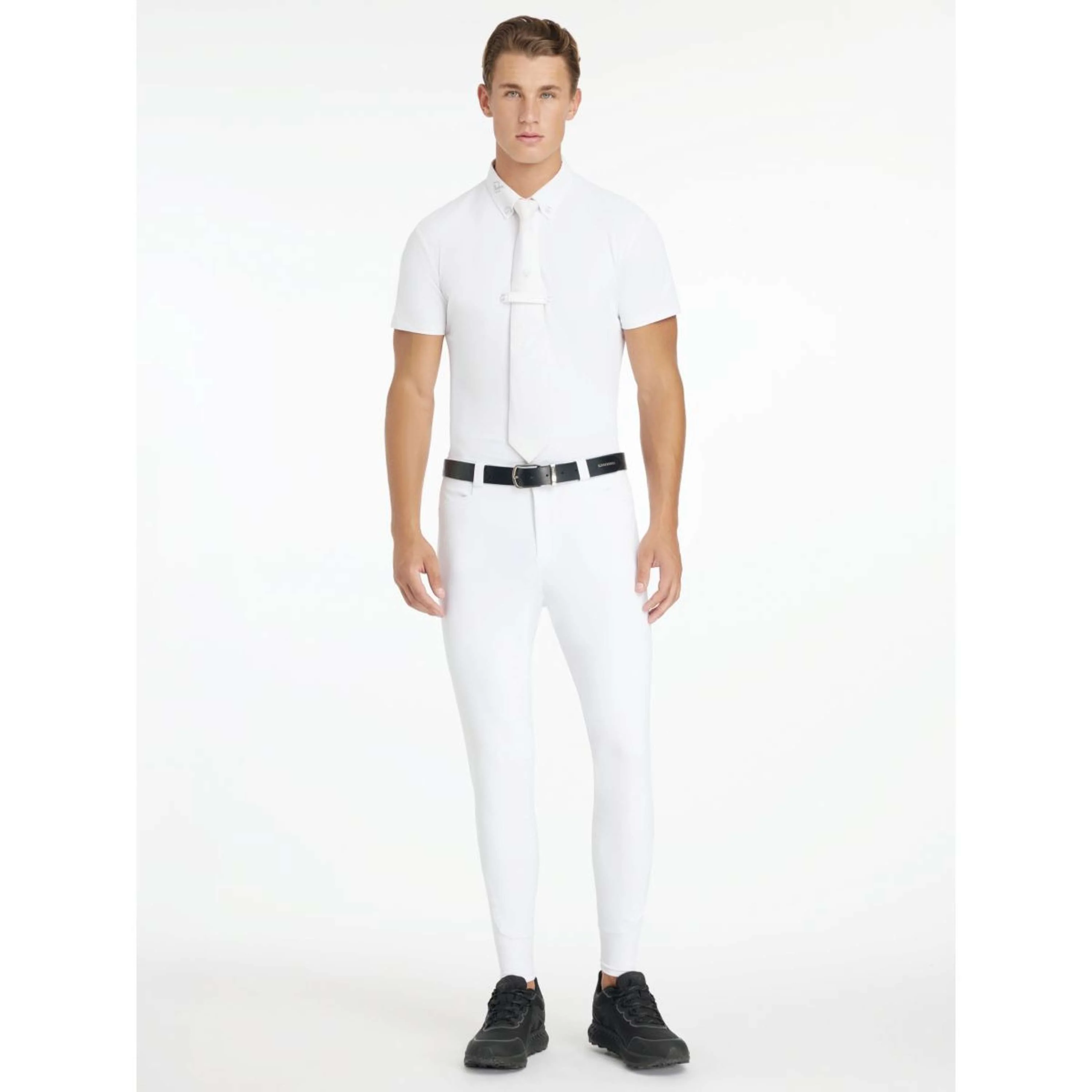 LeMieux Pantalon d'Équitation Sports Full Grip Hommes Blanc - Image 5
