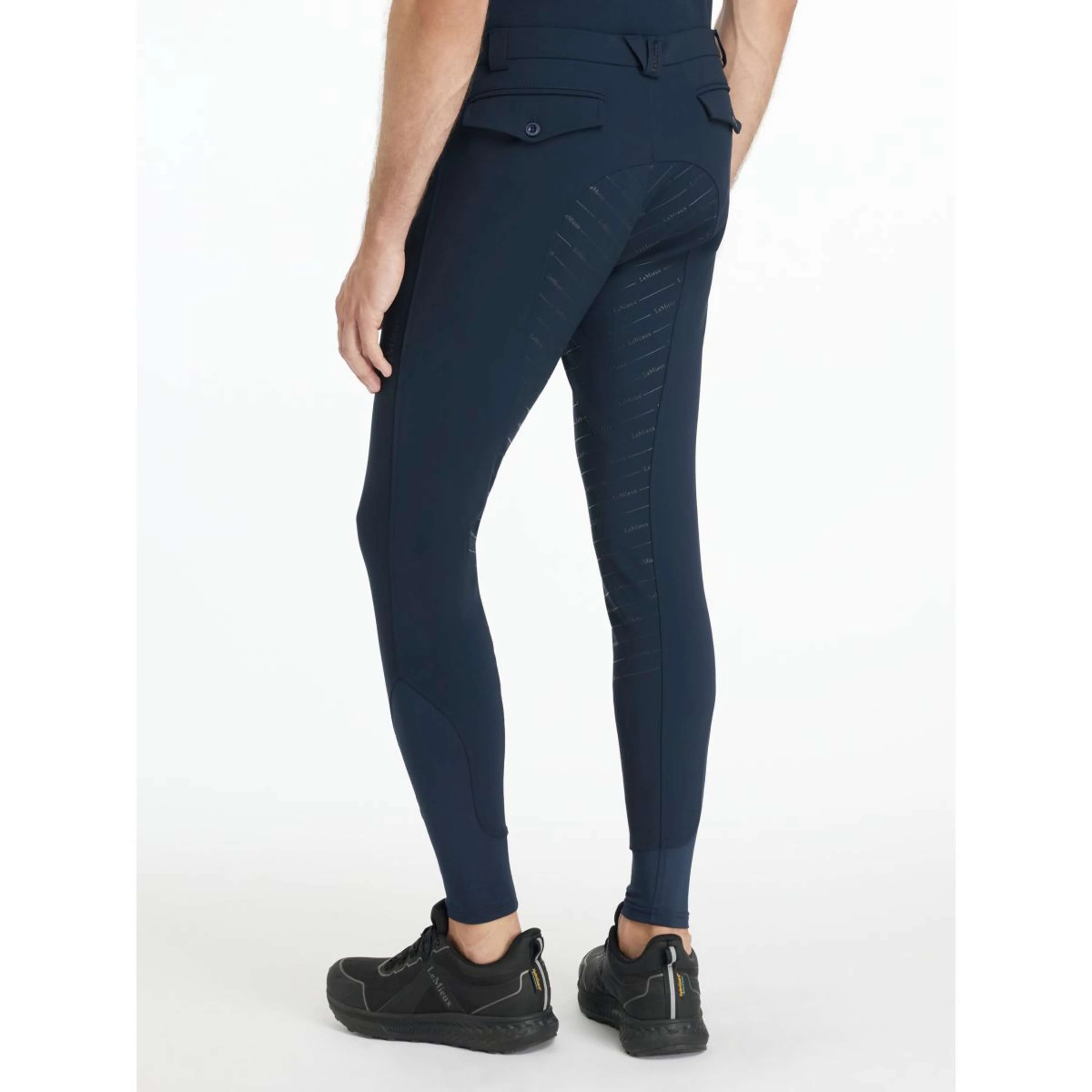 LeMieux Pantalon d'Équitation Sports Full Grip Hommes Marin - Image 2