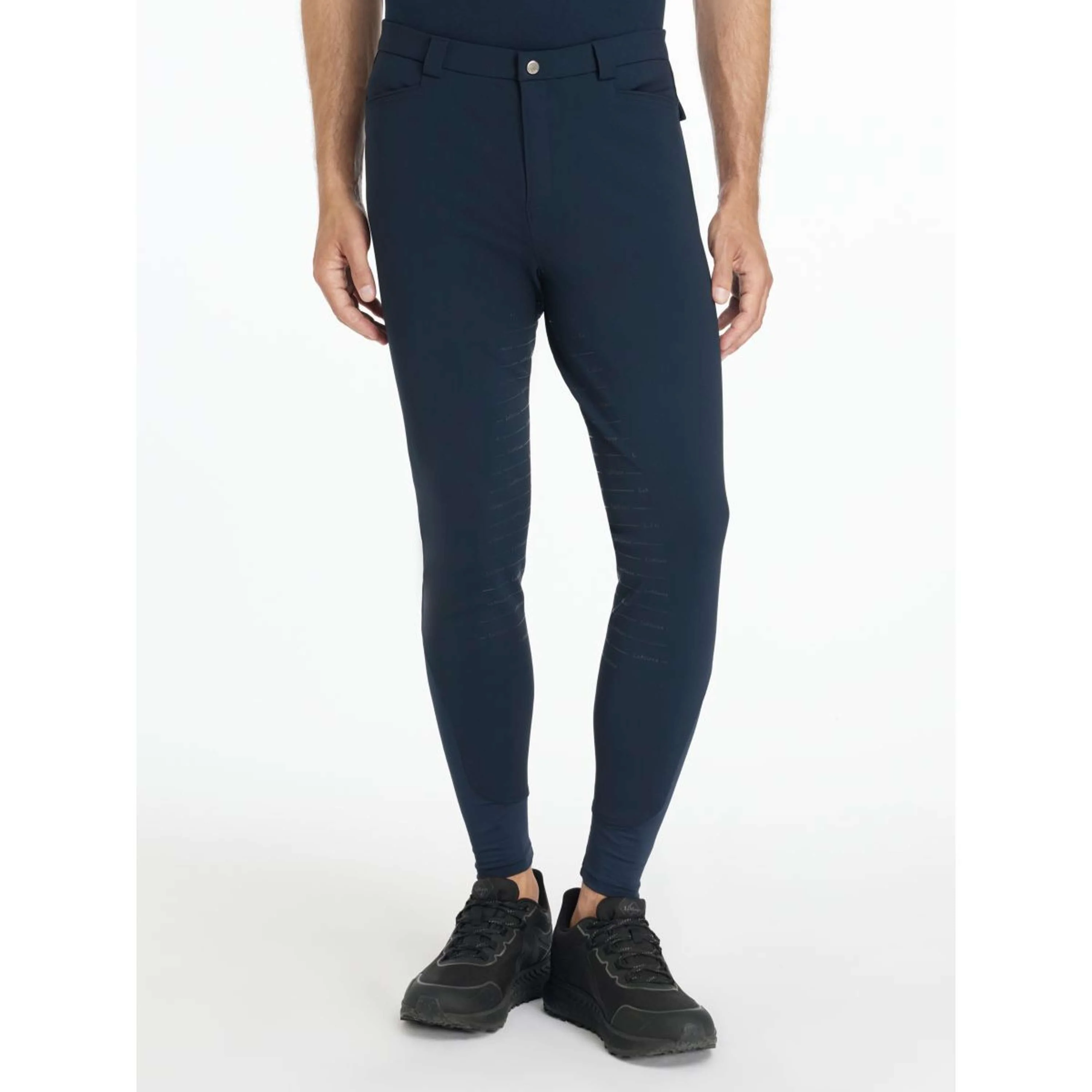 LeMieux Pantalon d'Équitation Sports Full Grip Hommes Marin - Image 4