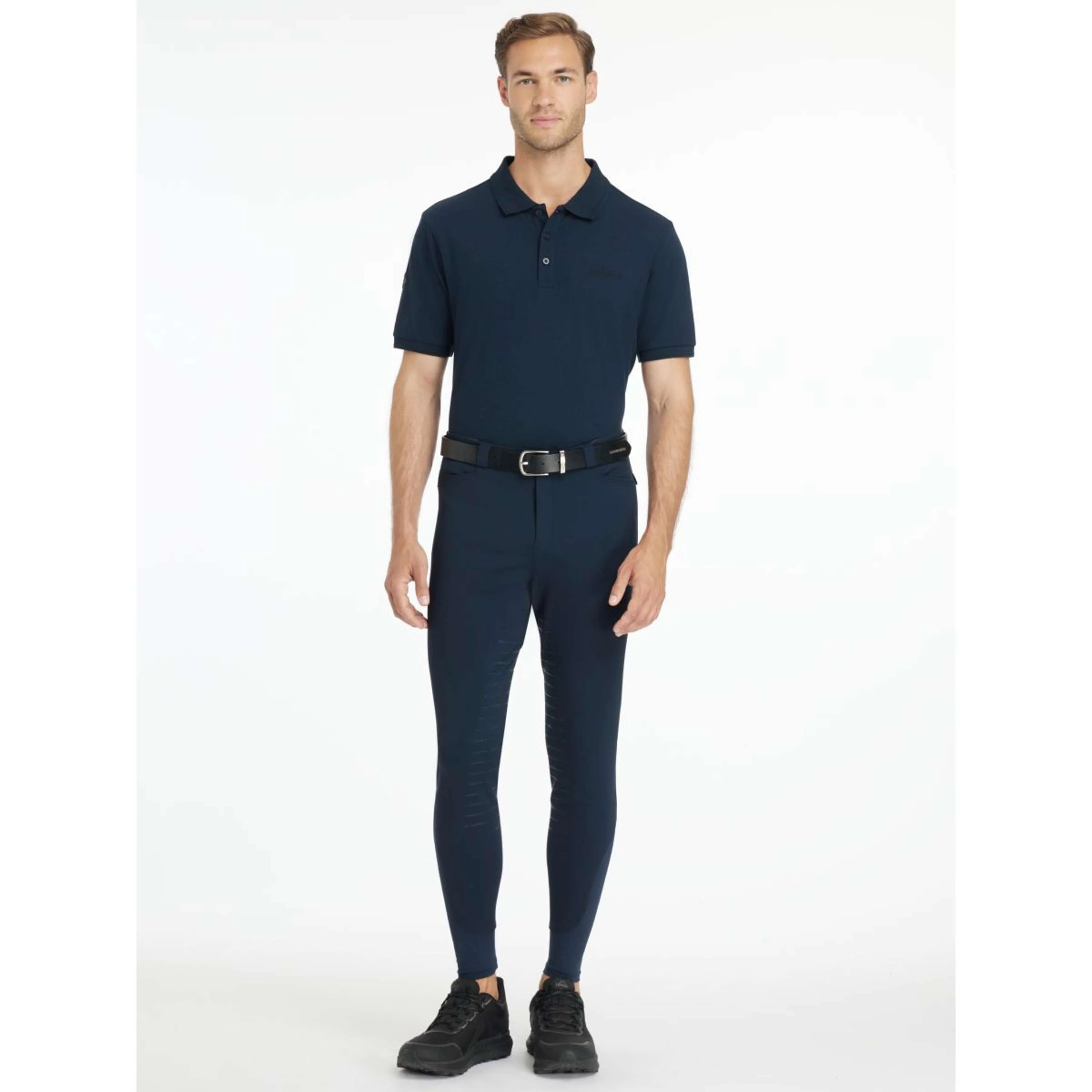 LeMieux Pantalon d'Équitation Sports Full Grip Hommes Marin - Image 5