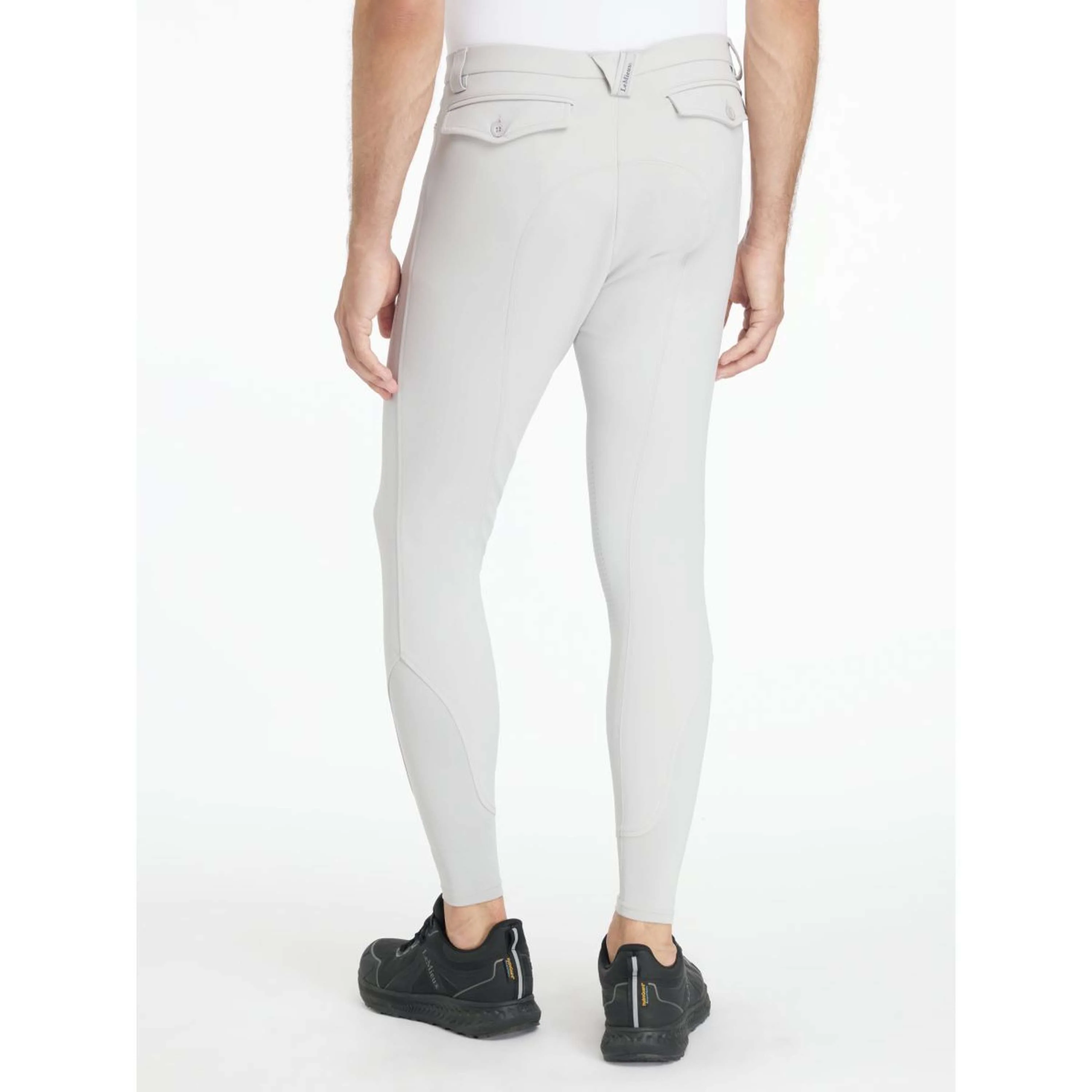 LeMieux Pantalon d'Équitation Sports Knee Grip Hommes Gris clair - Image 2