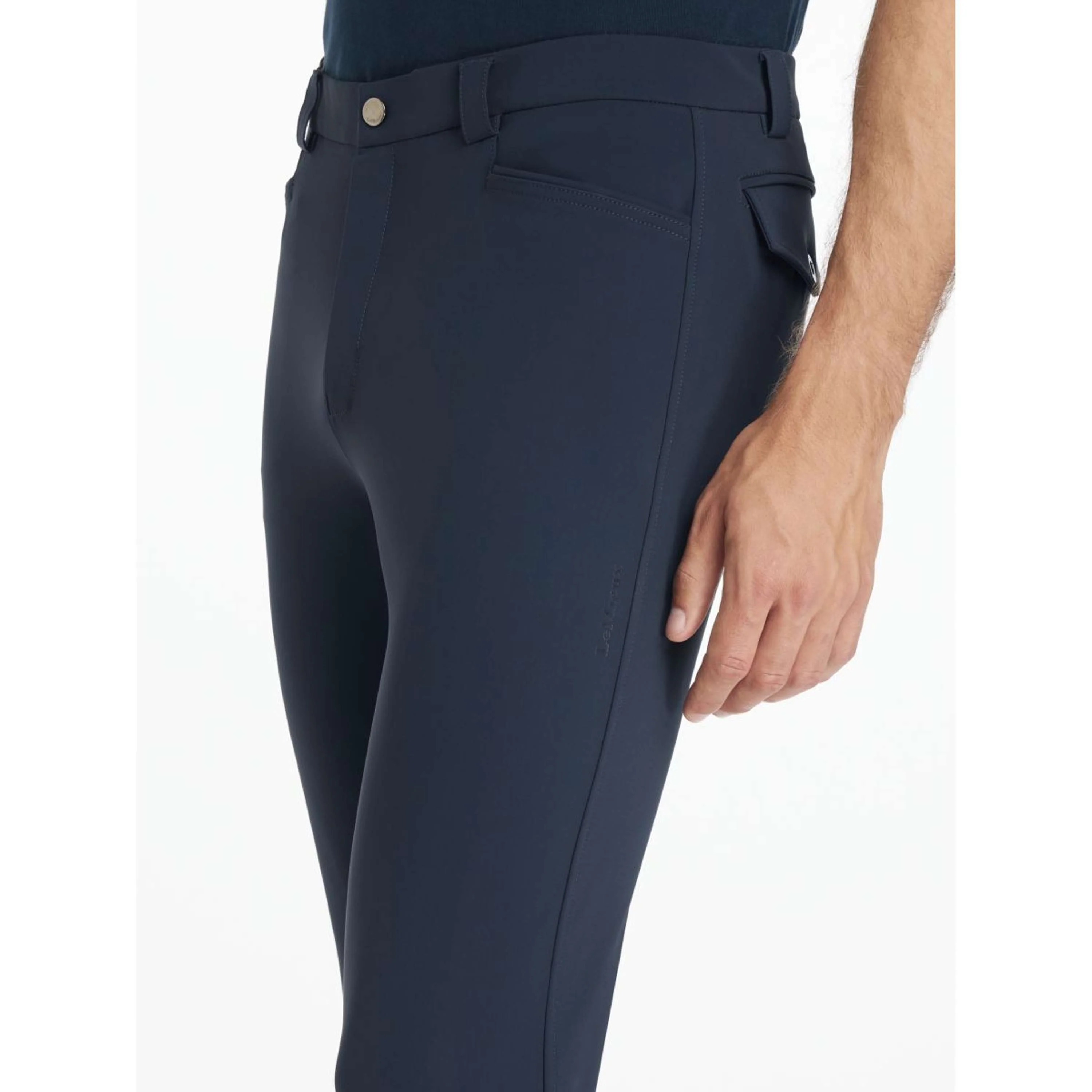 LeMieux Pantalon d'Équitation Sports Knee Grip Hommes Marin - Image 2