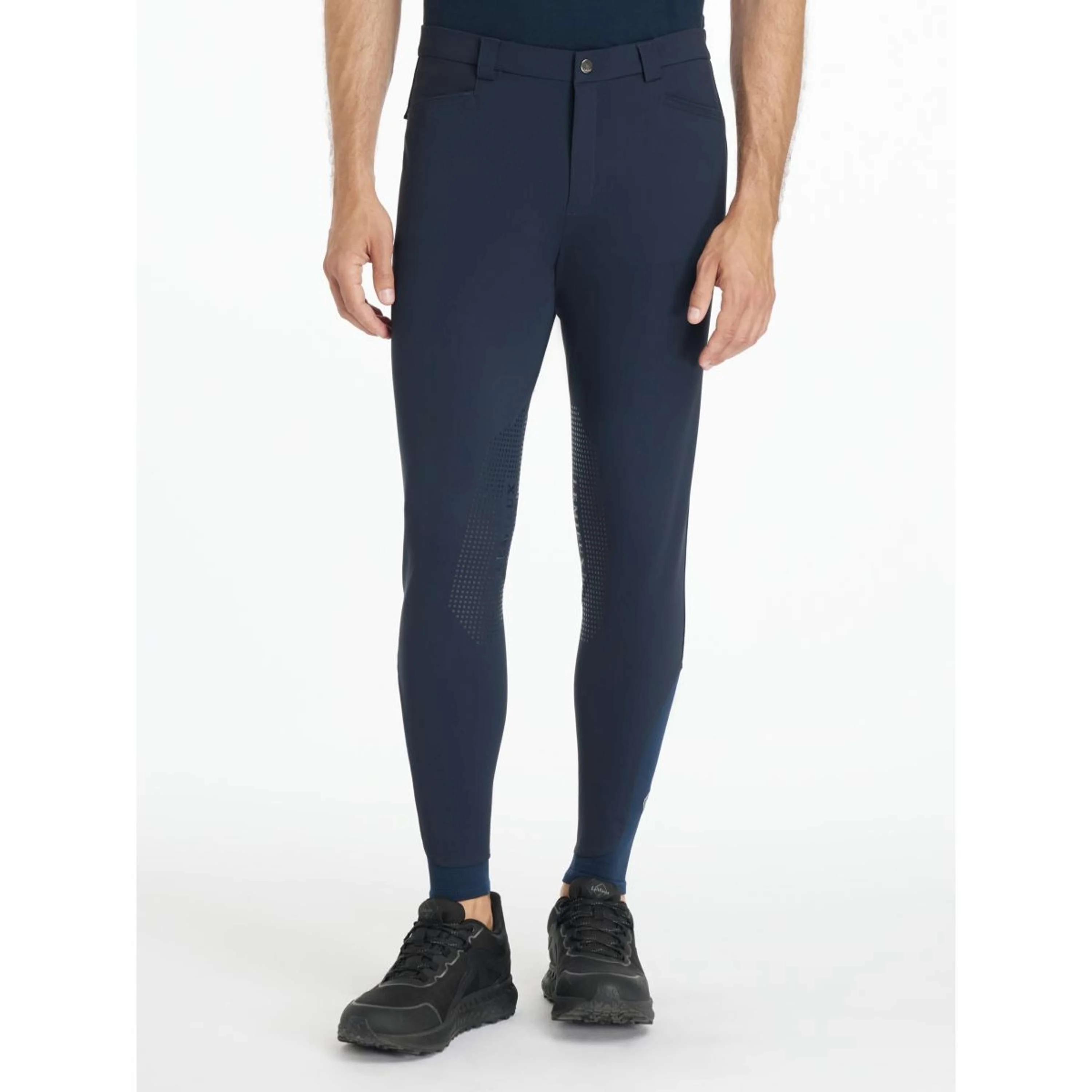 LeMieux Pantalon d'Équitation Sports Knee Grip Hommes Marin - Image 3