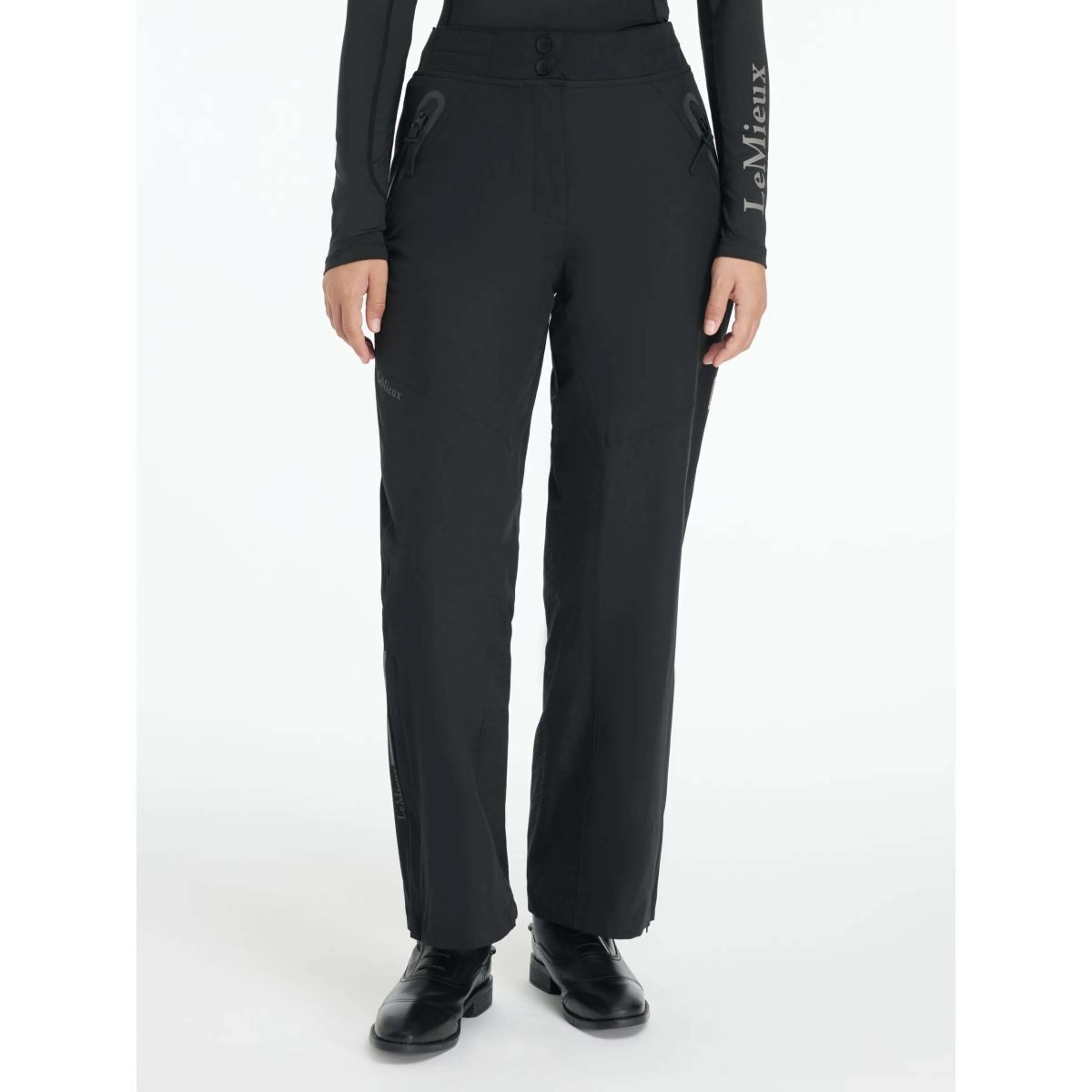 LeMieux Pantalon d'Équitation Young Rider Drytex Étanche Noir - Image 5