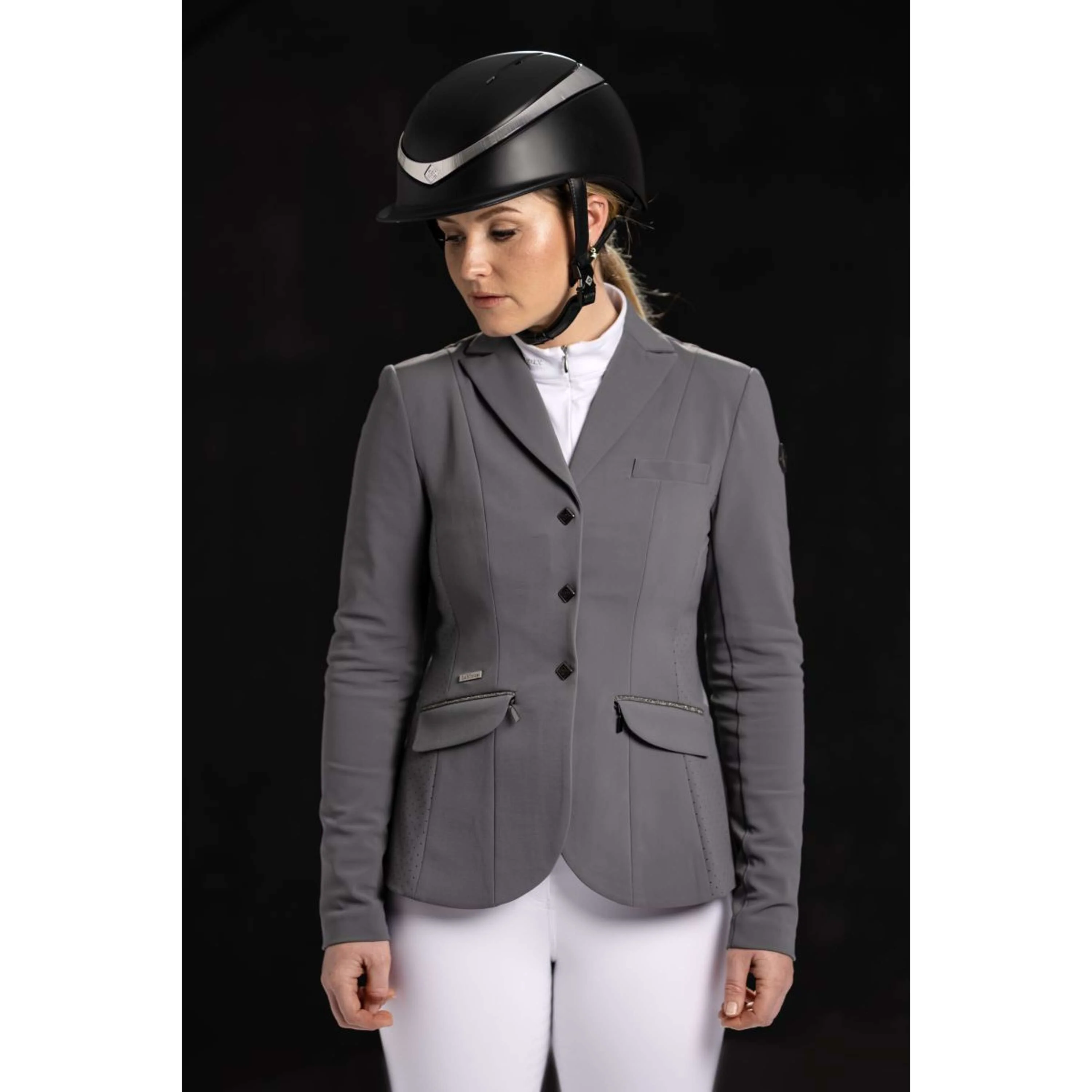 LeMieux Petite Veste de Concours Dynamique Graphite - Image 10