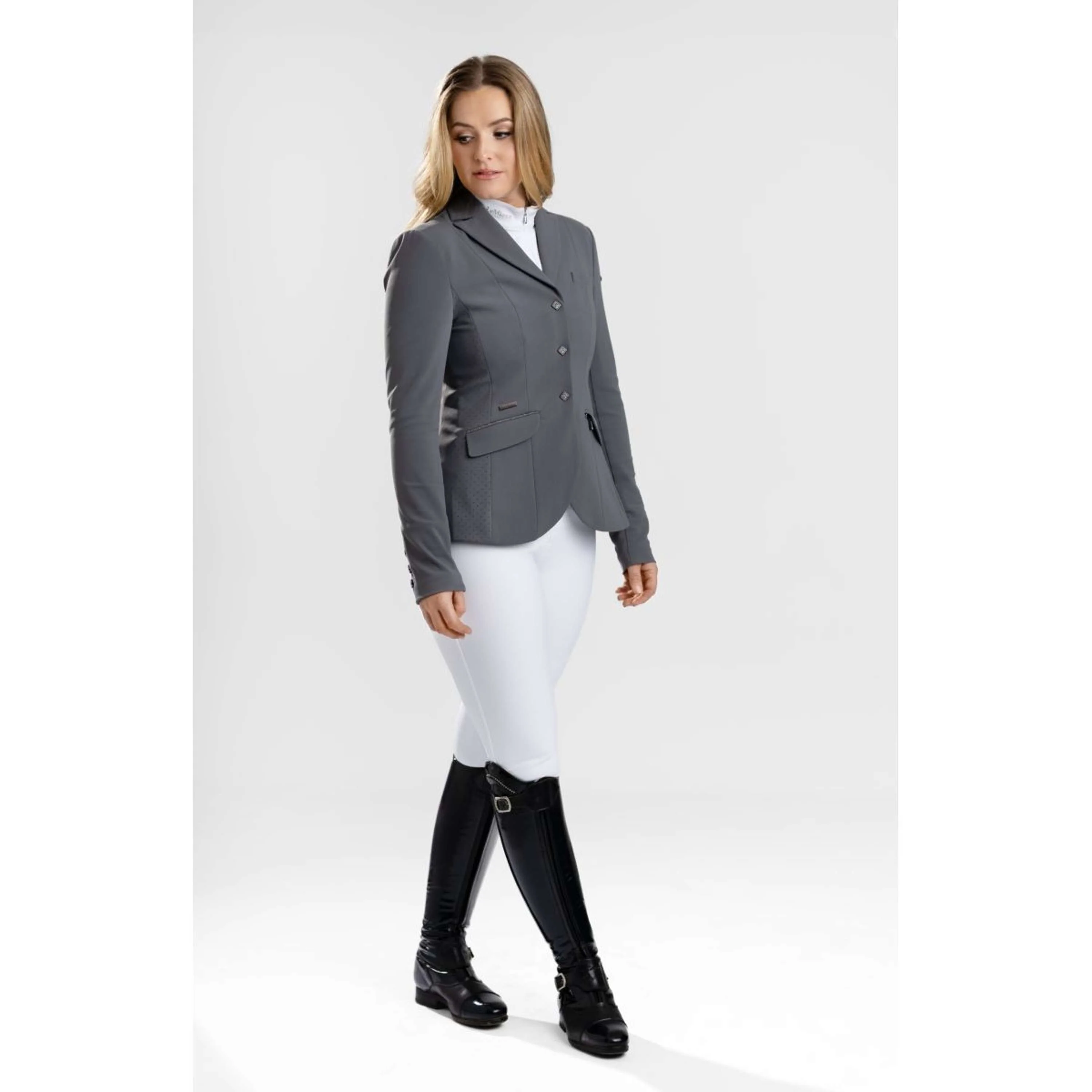 LeMieux Petite Veste de Concours Dynamique Graphite - Image 8