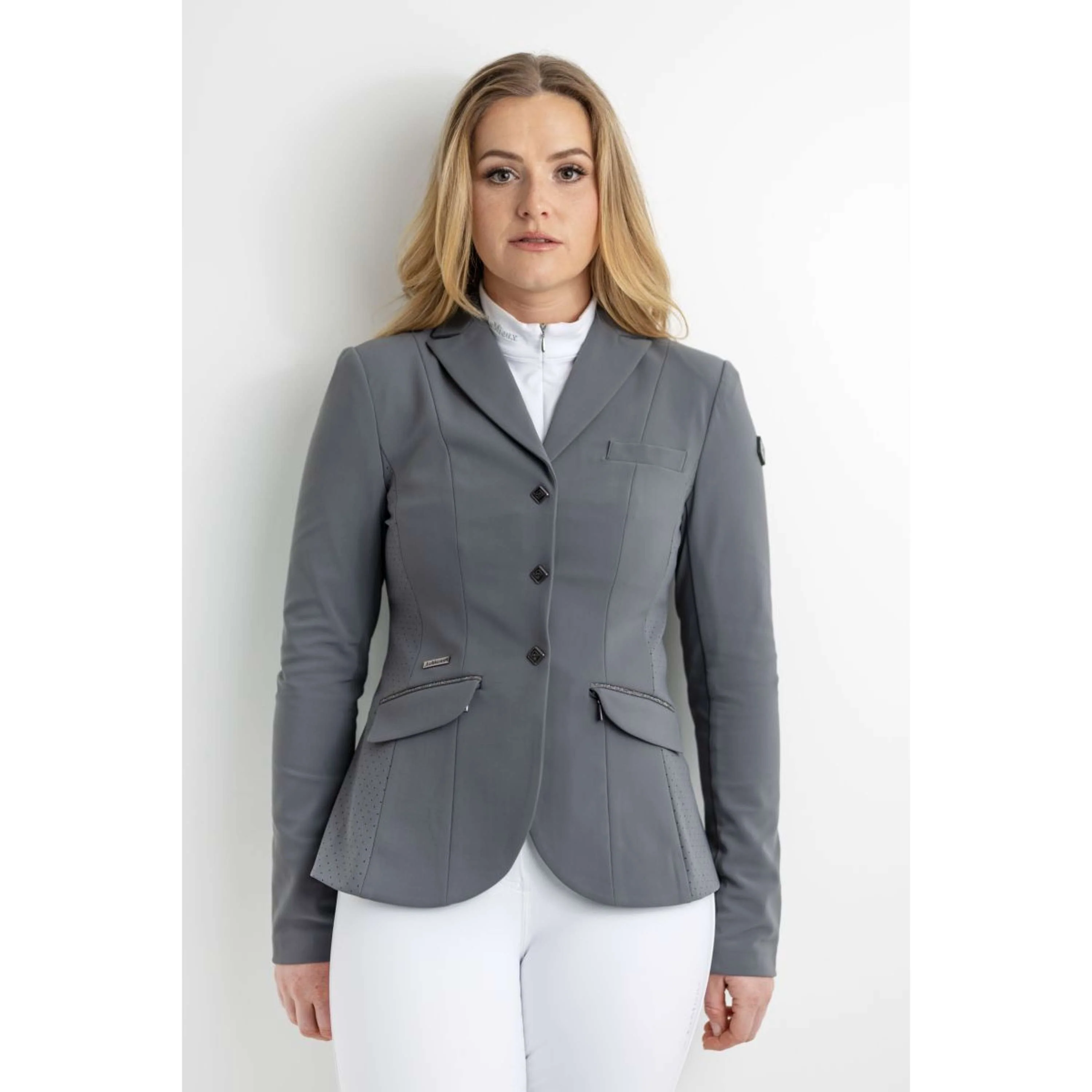 LeMieux Petite Veste de Concours Dynamique Graphite - Image 9