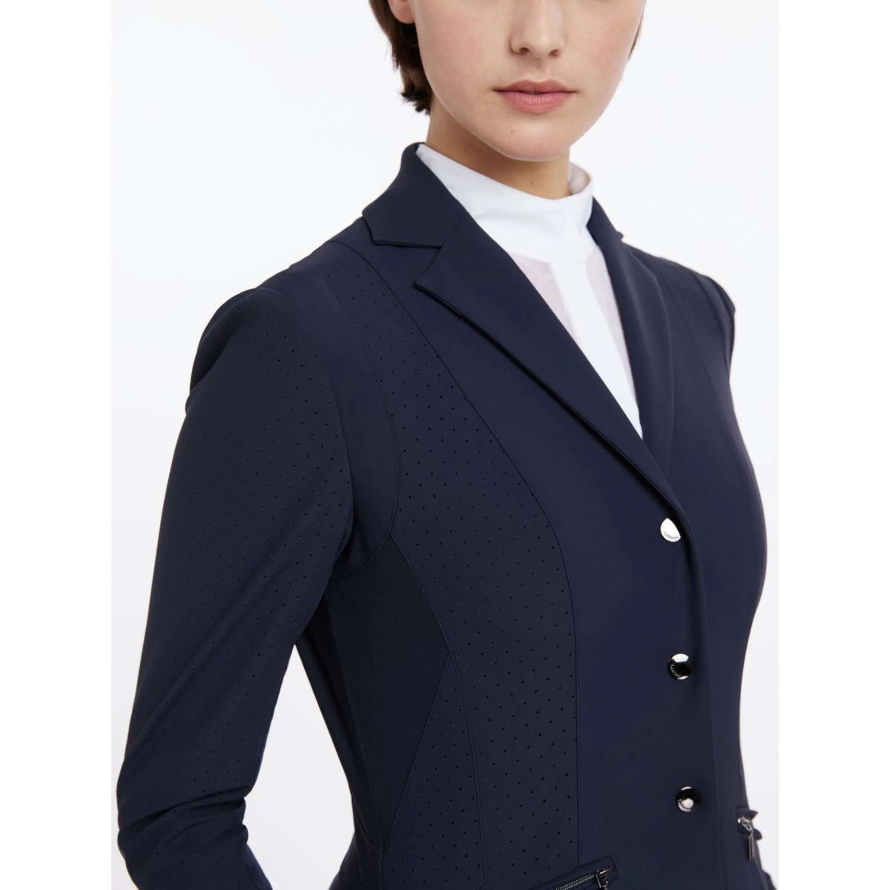LeMieux Petite Veste de Concours Jessica Mesh Marin - Image 2