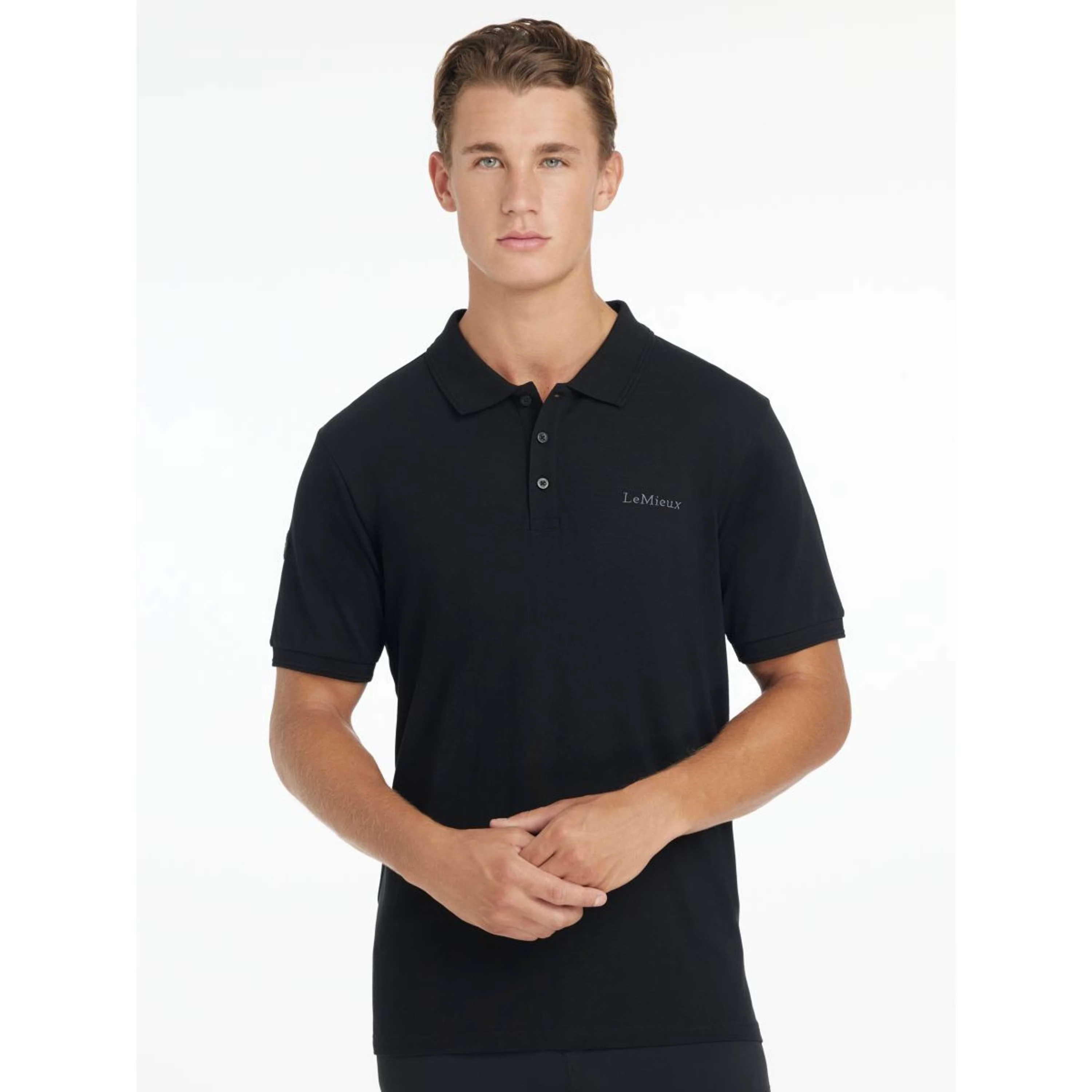 LeMieux Polo Classique Hommes Noir - Image 4