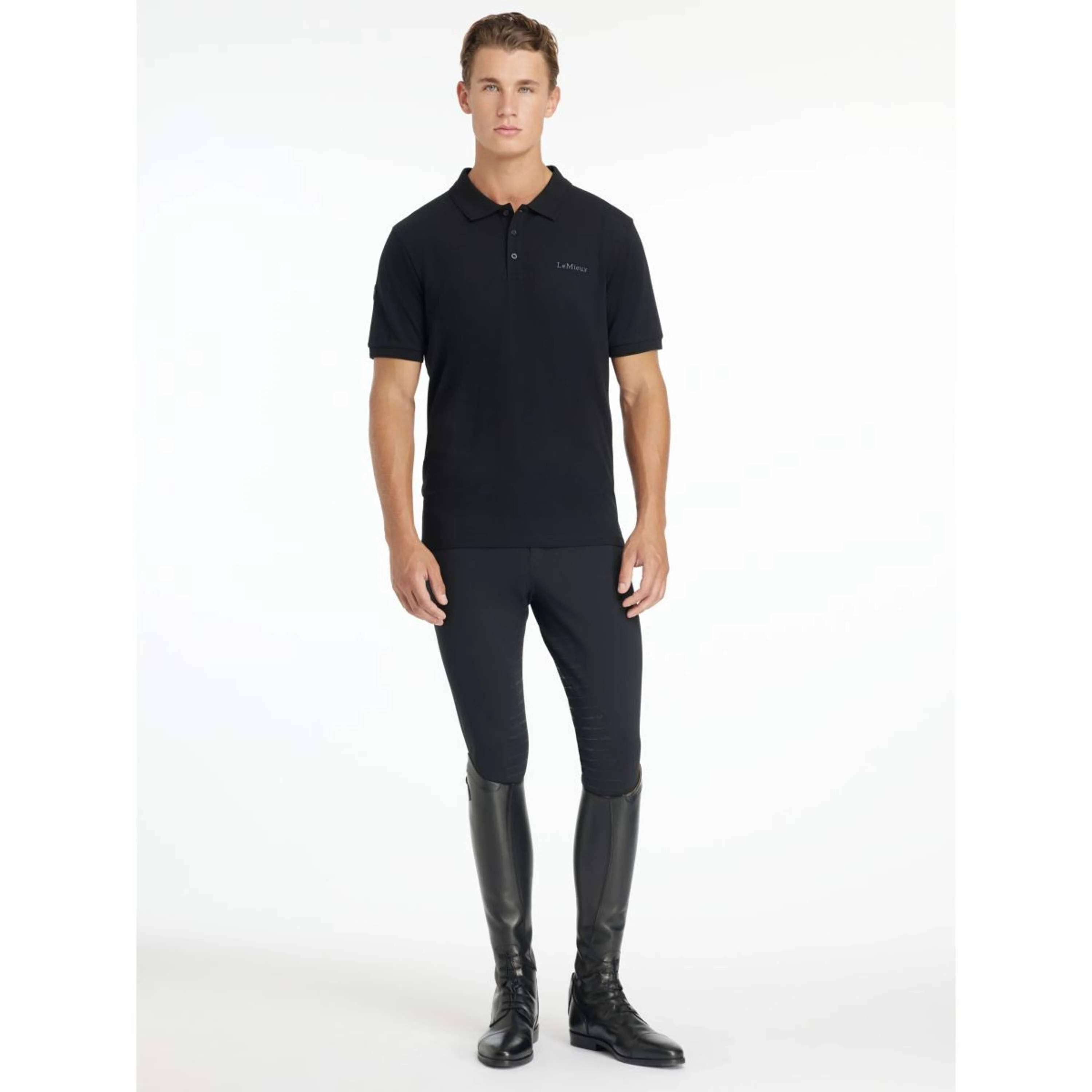 LeMieux Polo Classique Hommes Noir - Image 5