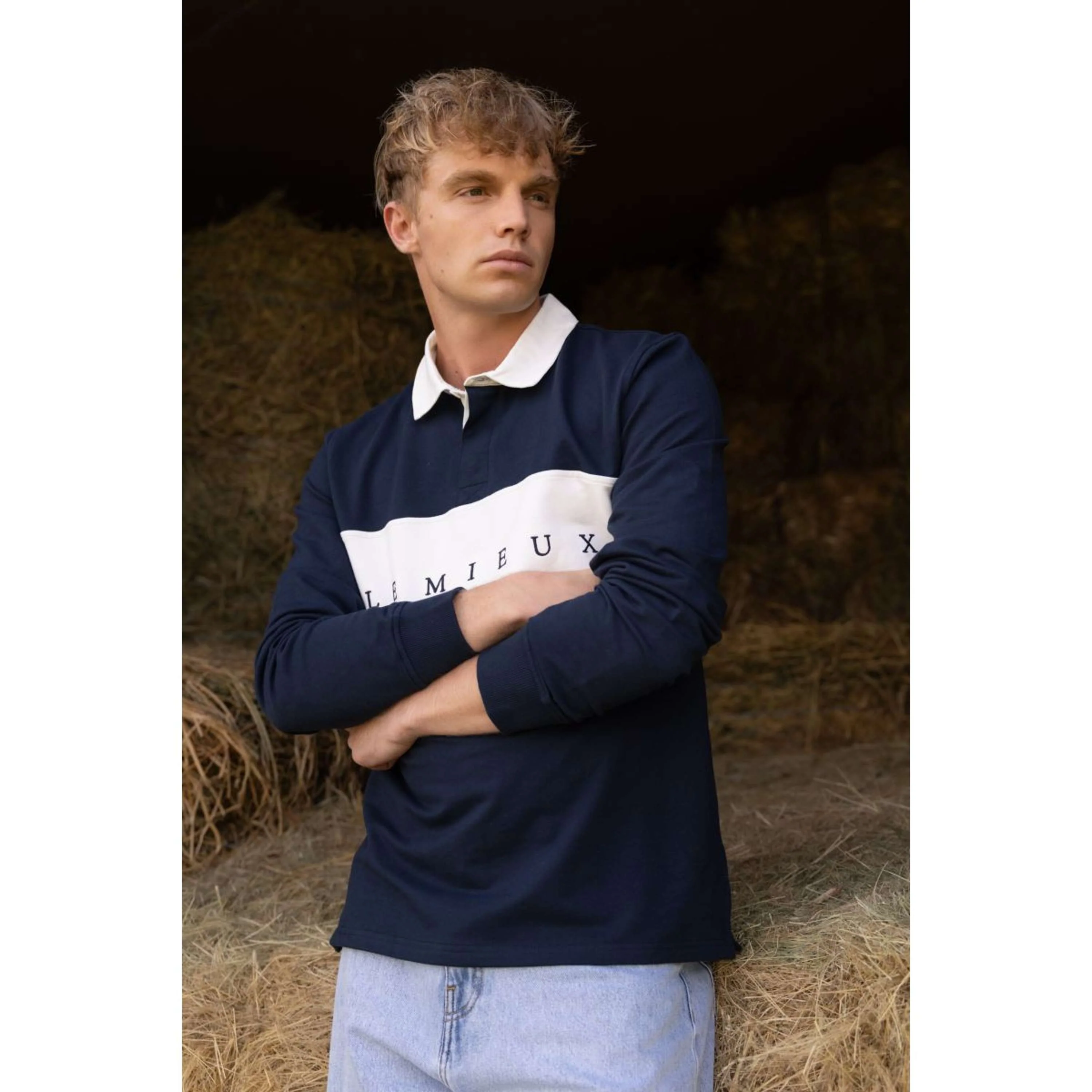 LeMieux Polo de Rugby Hommes Marin - Image 2