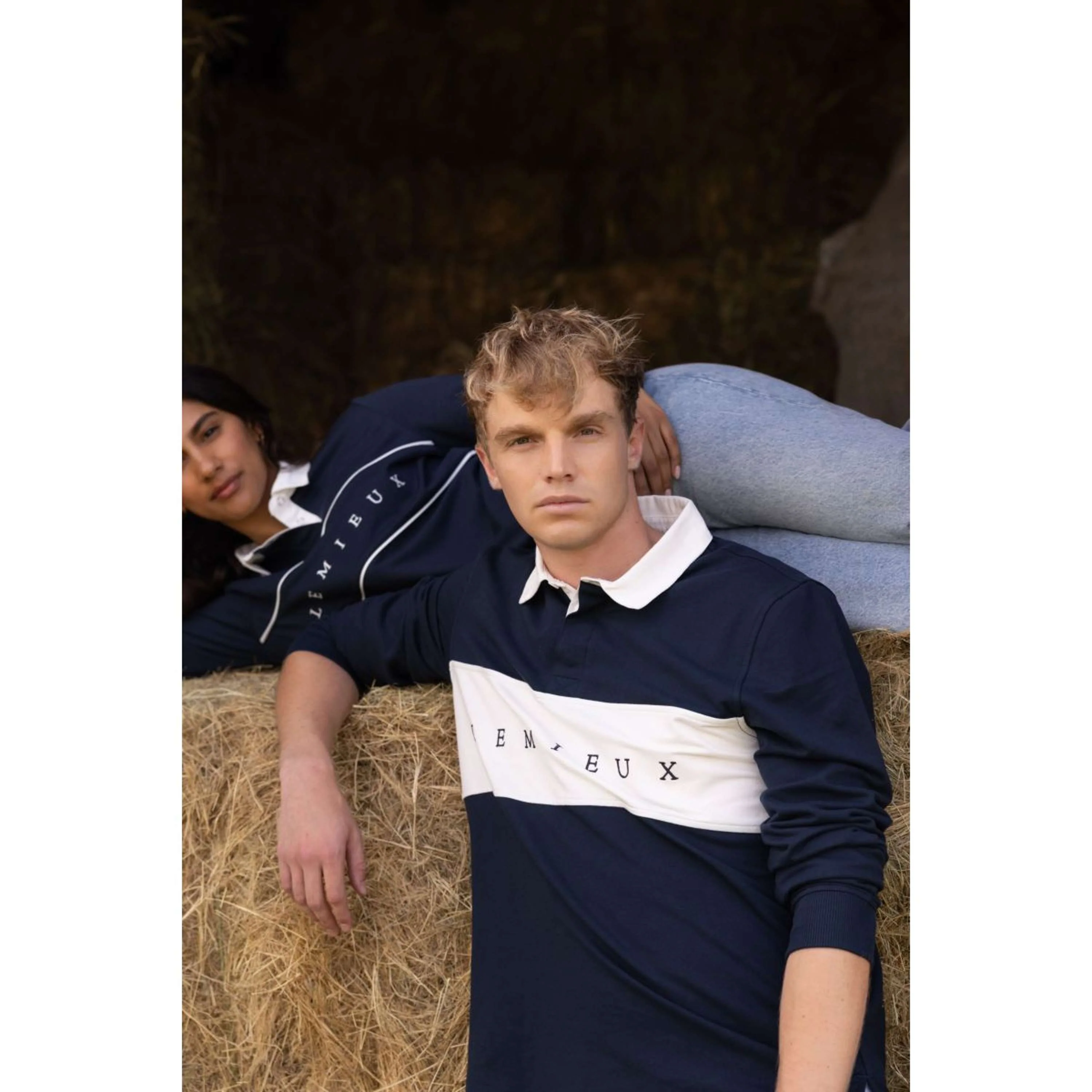 LeMieux Polo de Rugby Hommes Marin - Image 3