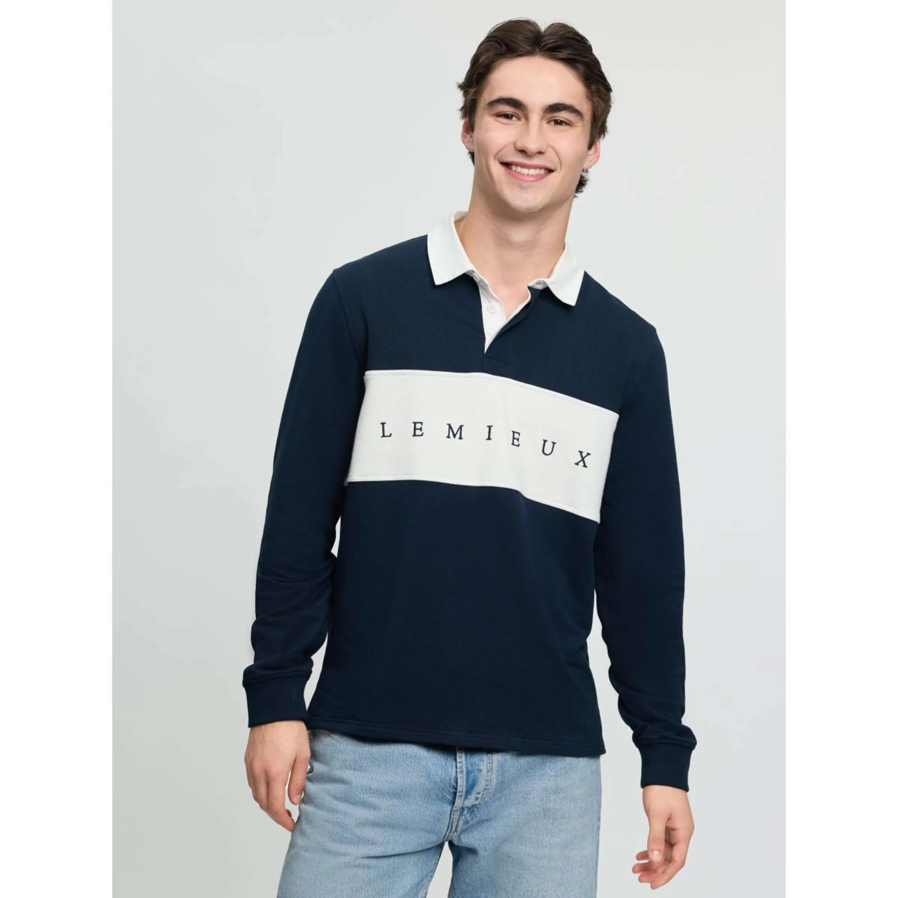 LeMieux Polo de Rugby Hommes Marin - Image 6