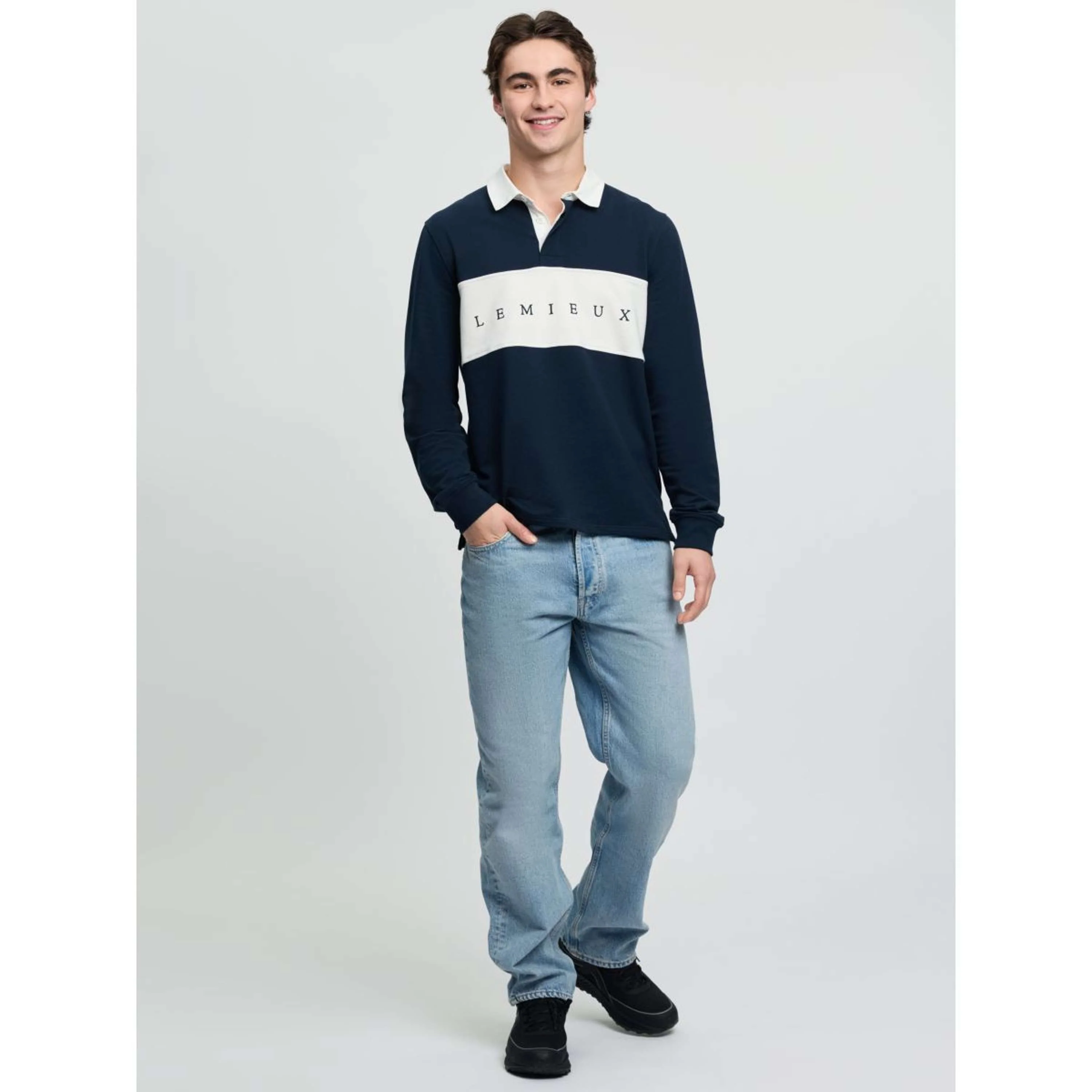 LeMieux Polo de Rugby Hommes Marin - Image 7