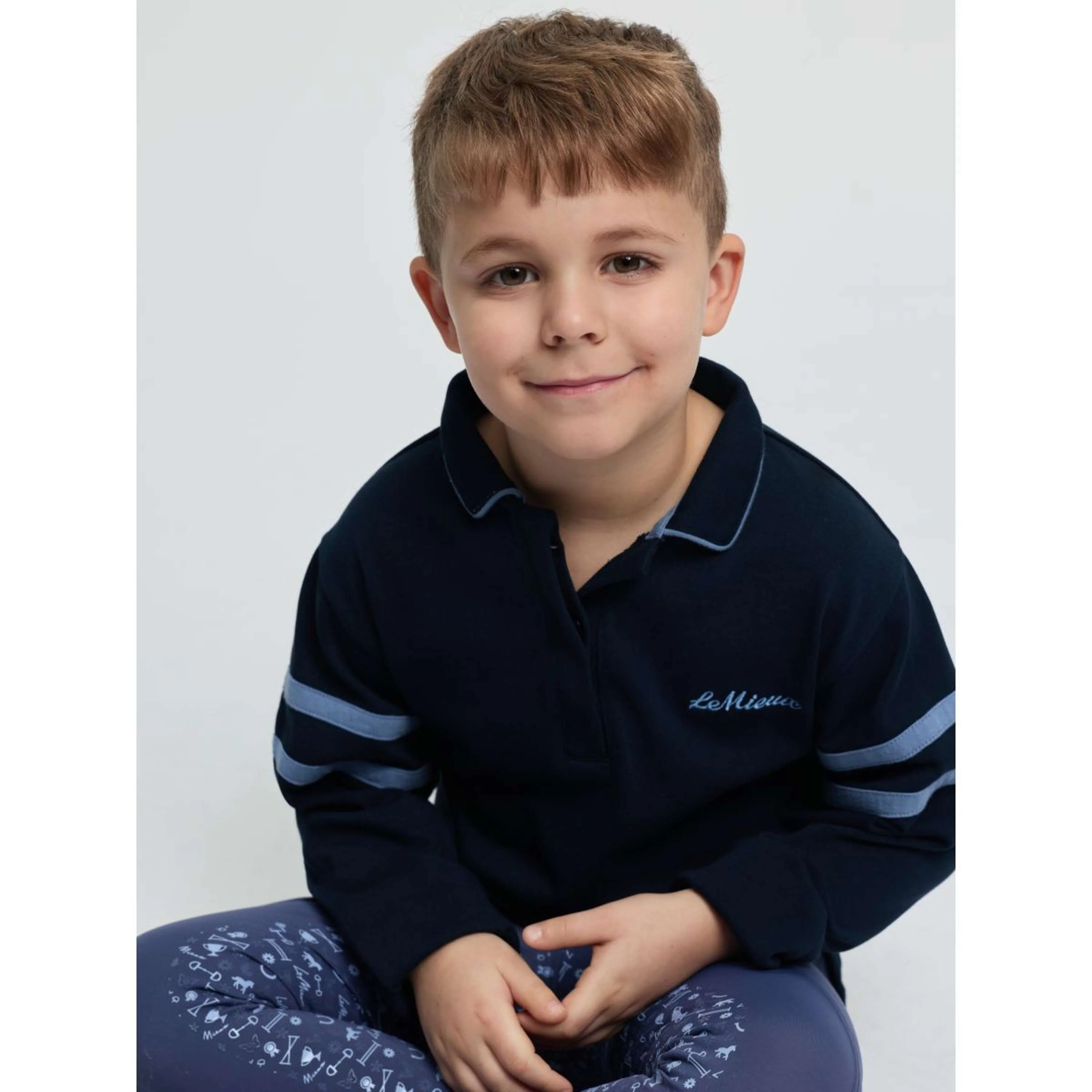 LeMieux Polo de Rugby Mini Robbie Marin - Image 3